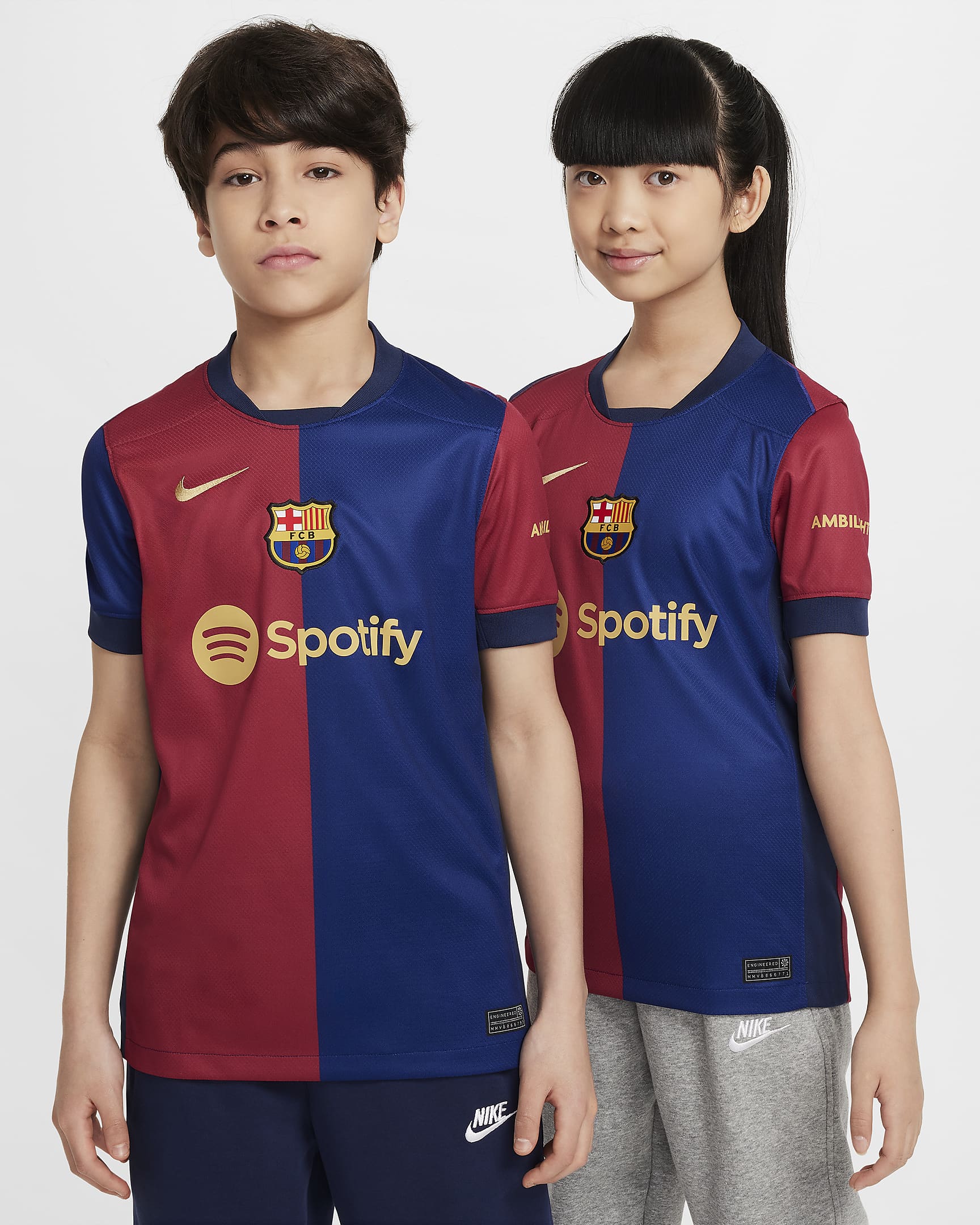 Nike FC Barcelona Youth Home Jersey Stadium 2024/25 | Nike soccer
