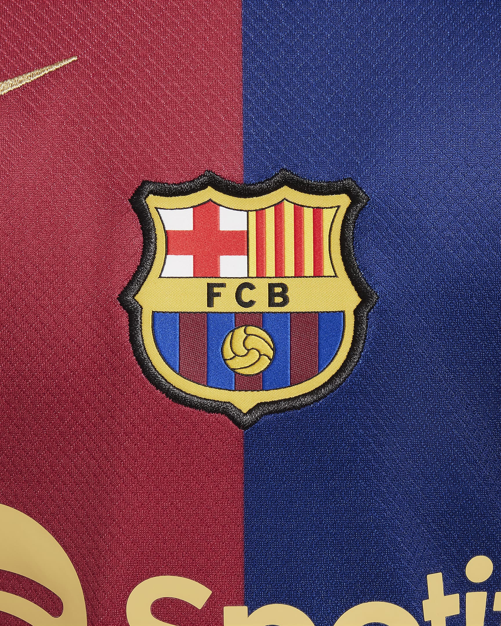 Nike FC Barcelona 2024/25 Stadium Home Youth Nike Dri-FIT Soccer Jersey - FN9153-456-NIKE by Nike | Available at Niky's Sports
