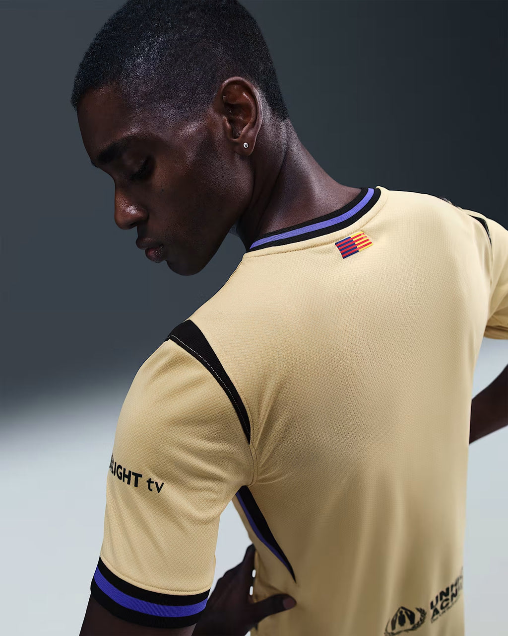 Nike FC Barcelona 2025/26 Away Stadium Jersey Men's - HJ4603-784-NIKE by Nike | Available at Niky's Sports