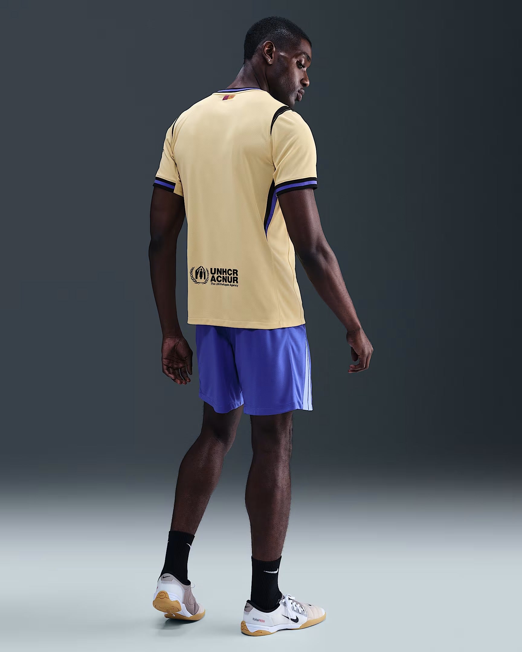 Nike FC Barcelona 2025/26 Away Stadium Jersey Men's - HJ4603-784-NIKE by Nike | Available at Niky's Sports