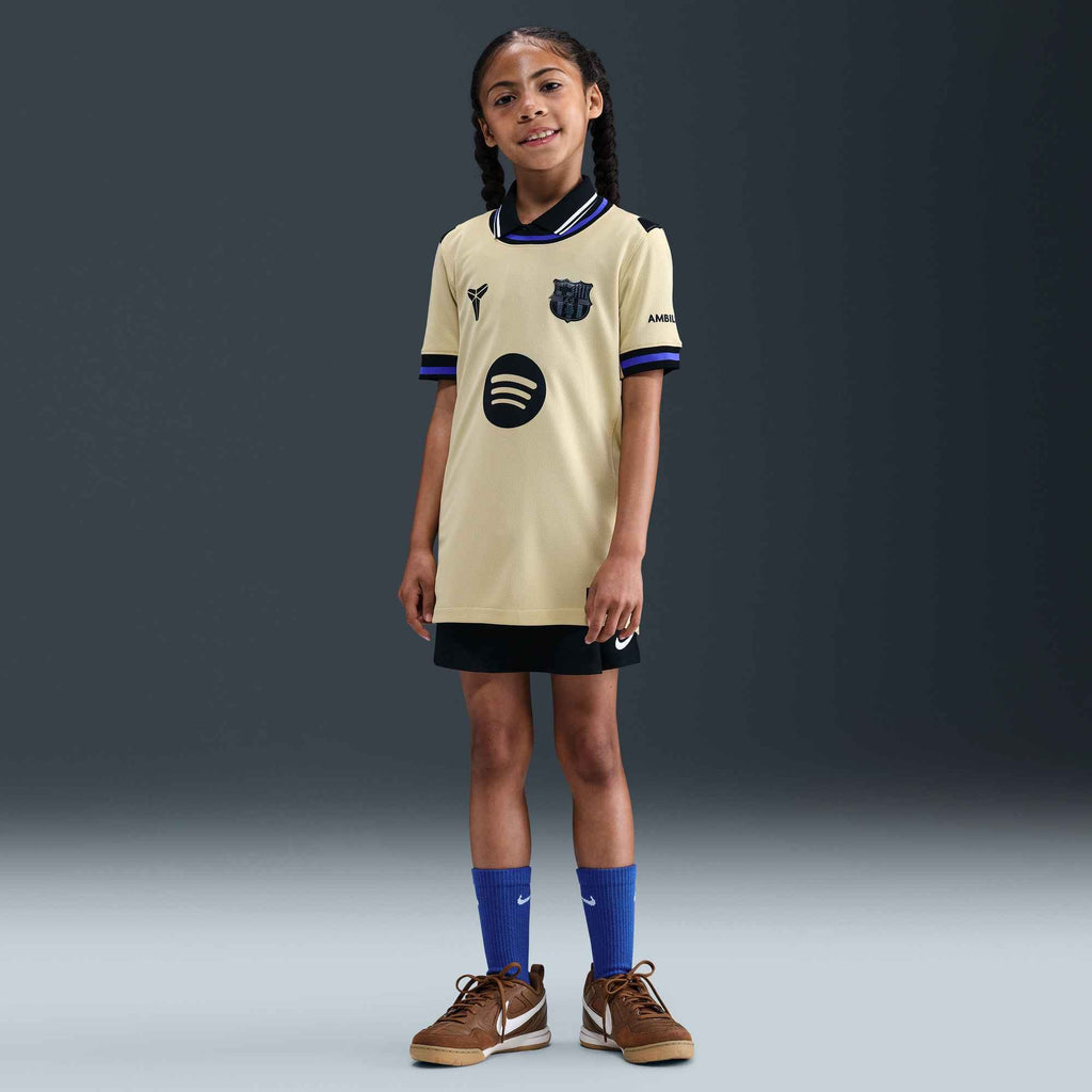 Nike FC Barcelona 2025/26 Big Kids’ Stadium Away Kobe Jersey - HJ5286-784-NIKE by Nike | Available at Niky's Sports