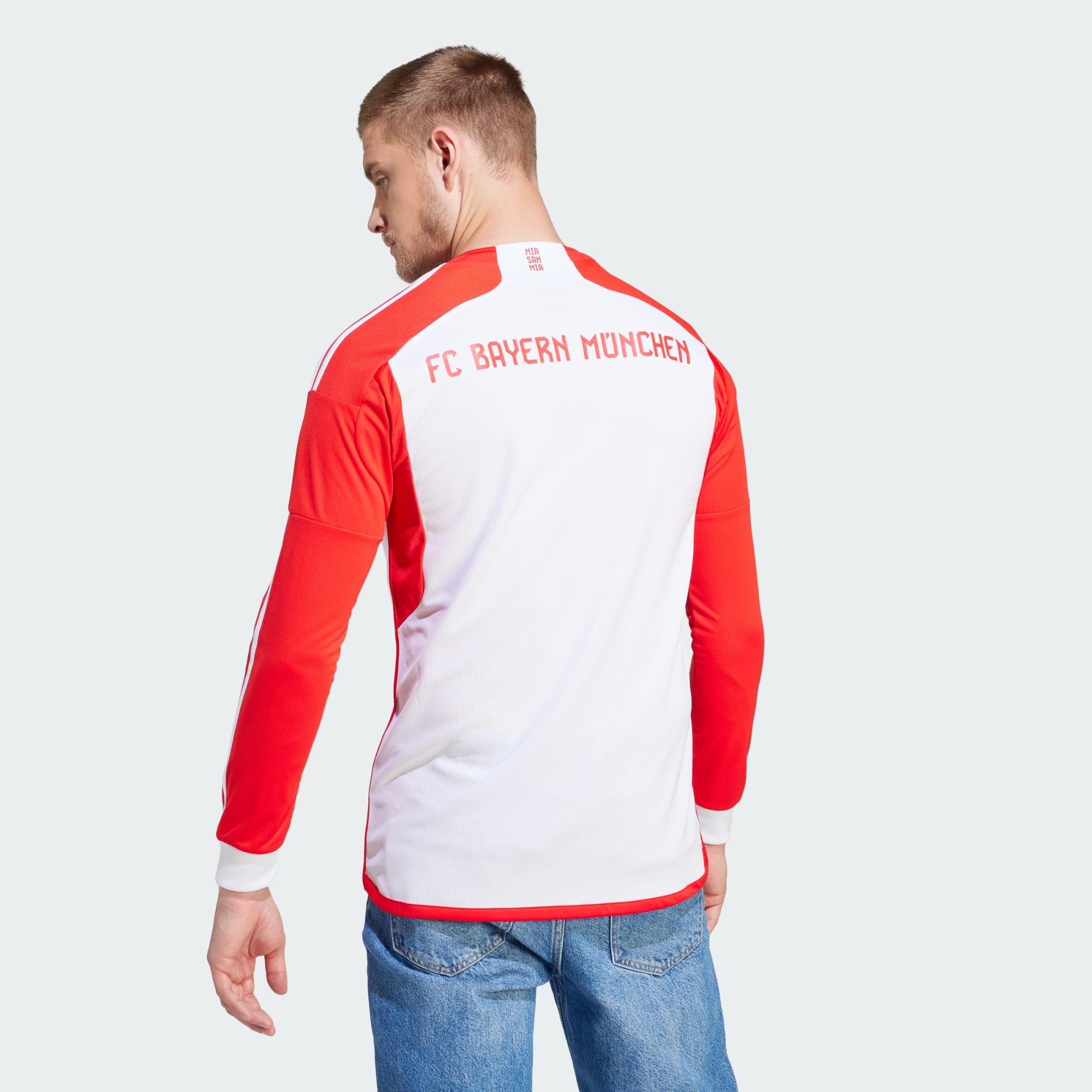 adidas FC BAYERN 23/24 LONG SLEEVE HOME JERSEY