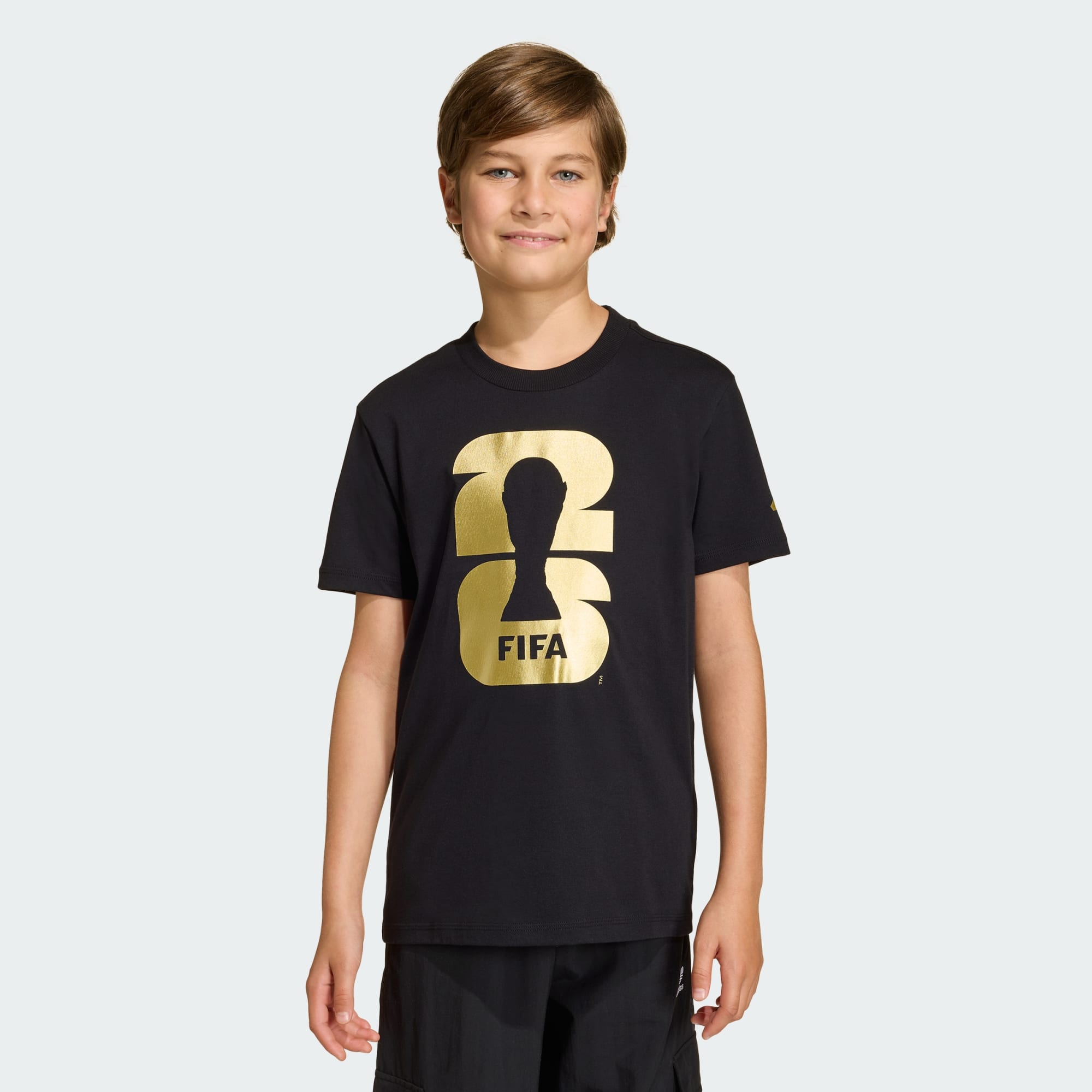 adidas FIFA World Cup 2026 Official Emblem T-Shirt Kids - KB3707-ADIDAS by adidas | Available at Niky's Sports