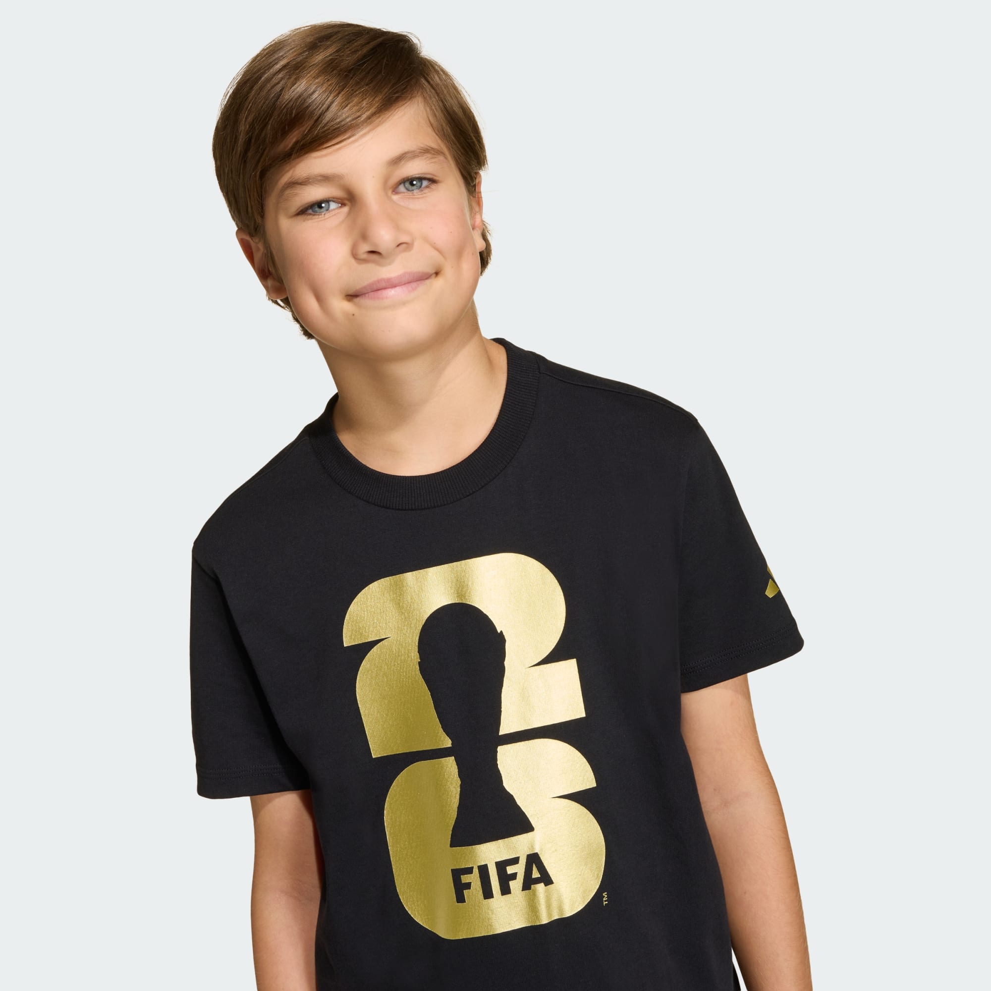 adidas FIFA World Cup 2026 Official Emblem T-Shirt Kids - KB3707-ADIDAS by adidas | Available at Niky's Sports