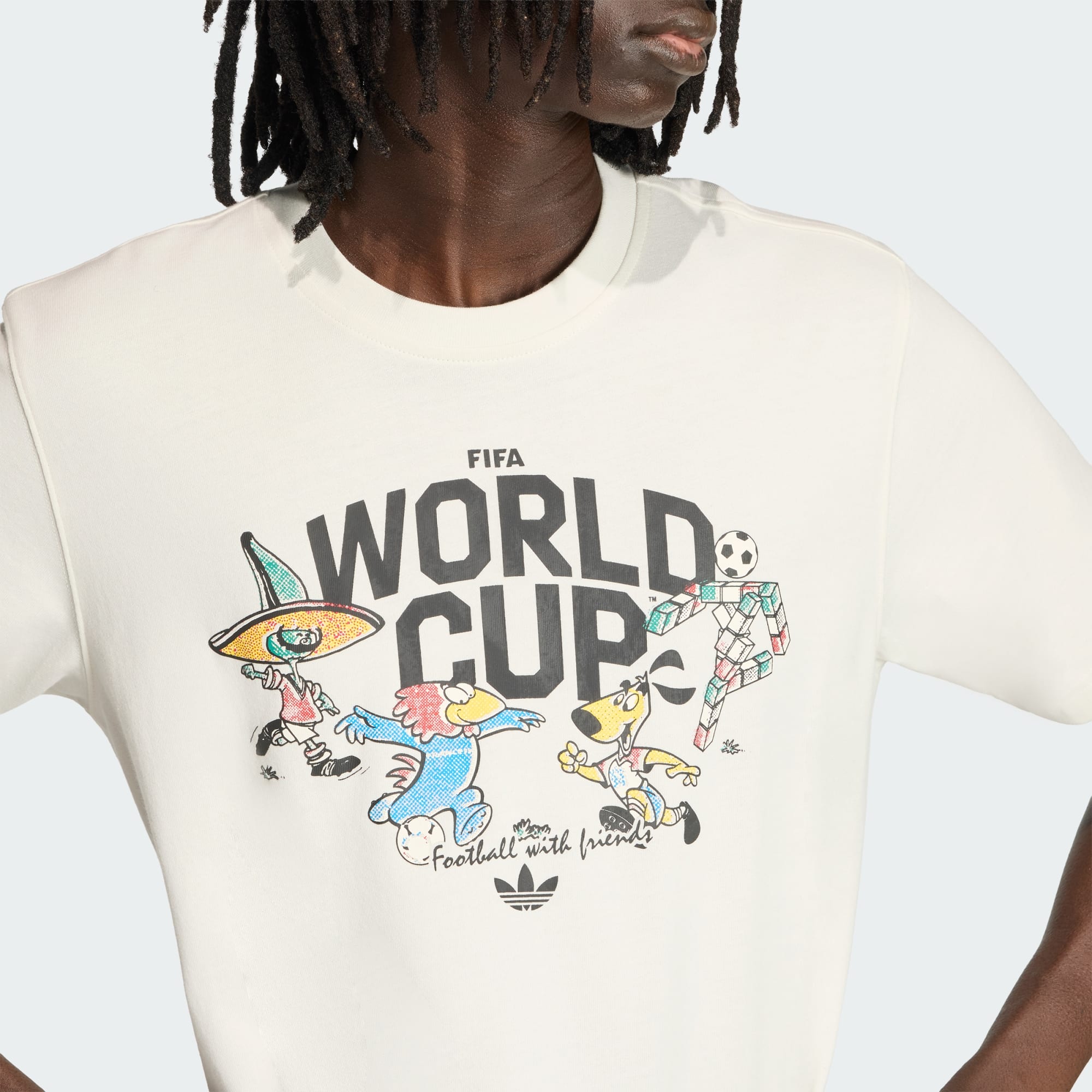 adidas FIFA World Cup 26™ Group Mascot T-Shirt - KE2038-ADIDAS by adidas | Available at Niky's Sports