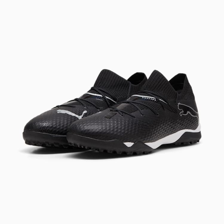 Puma black football shoes deals