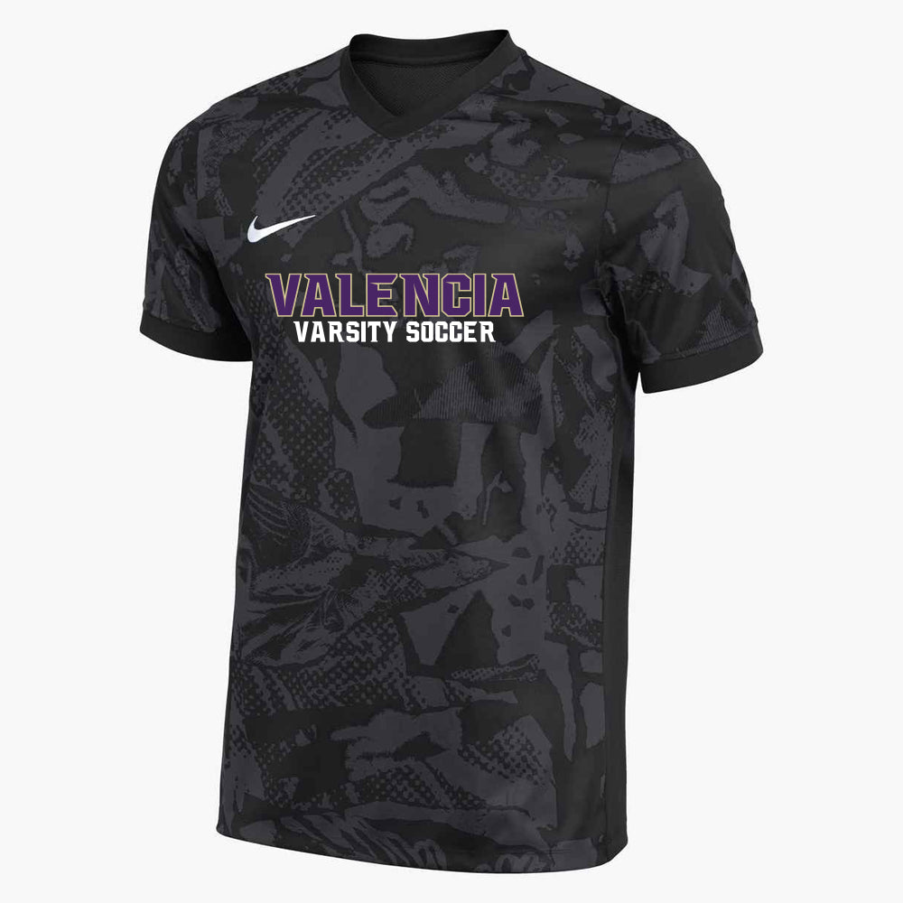 Nike Valencia Varsity Pre-Match Dri-Fit Jersey Black - FZ9332-010 XN by Nike | Available at Niky&#39;s Sports