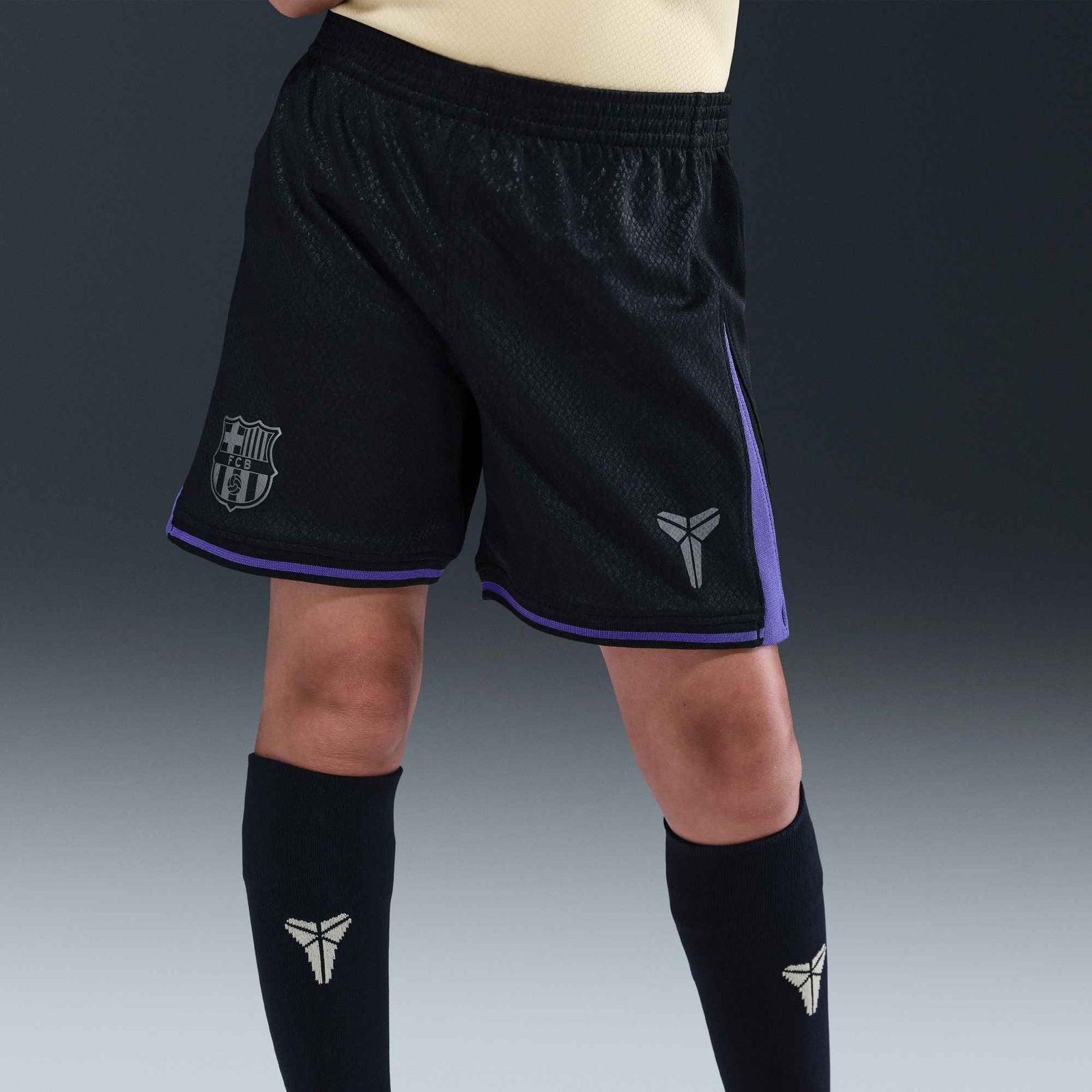 Nike FC Barcelona 2025/26 Little Kids’ Stadium Away Kobe 3-Piece Kit - HJ5618-784-NIKE by Nike | Available at Niky's Sports