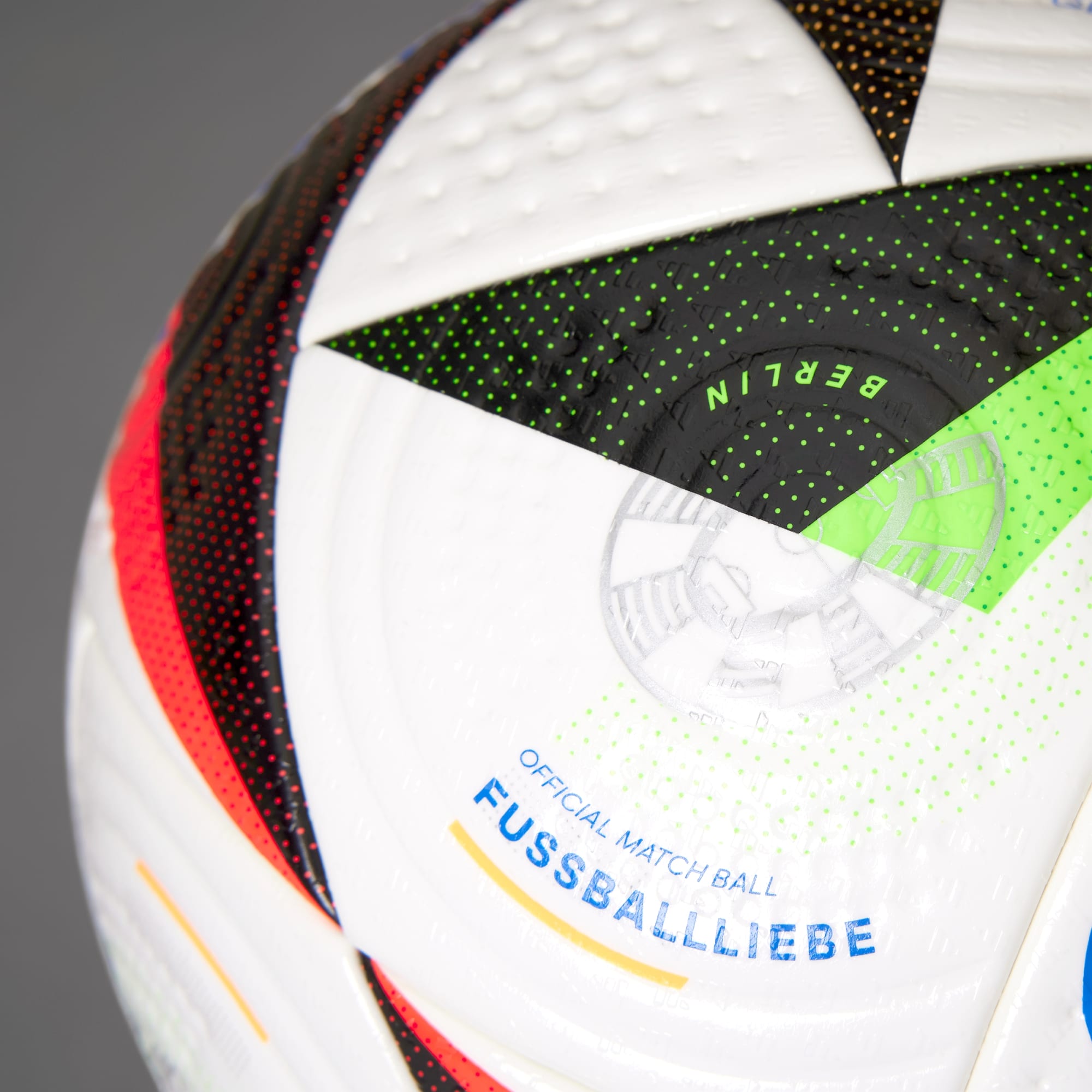 adidas FUSSBALLLIEBE PRO Euro 24 Pro Soccer Ball - IQ3682-ADIDAS by adidas | Available at Niky's Sports
