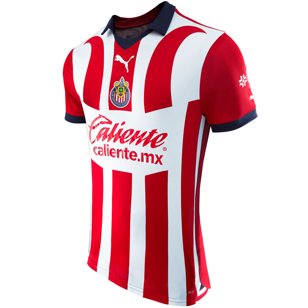Puma Chivas Home Mens Authentic 23-24 Match Jersey - 705936-01-PUMA by Puma | Available at Niky's Sports