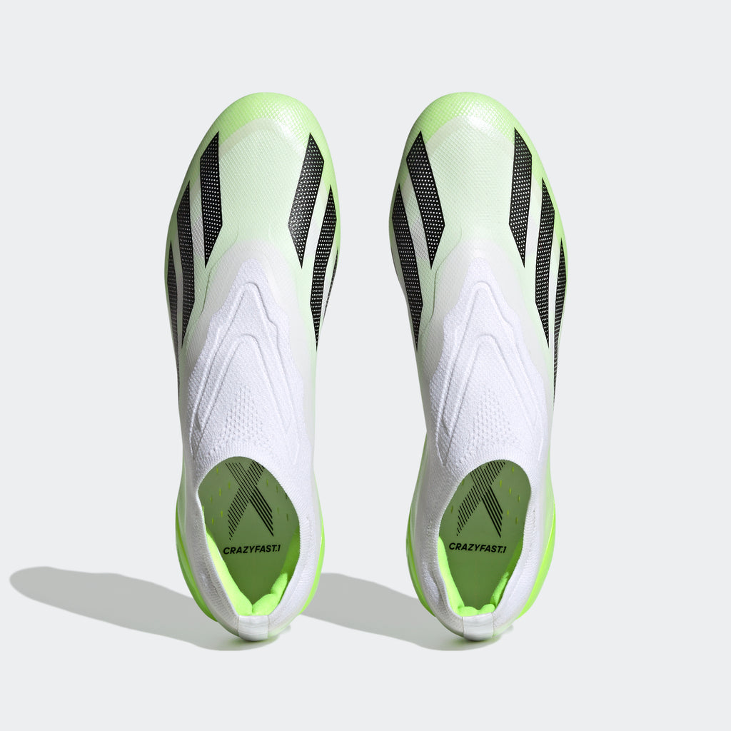 adidas X CRAZYFAST.1 LaceLess FirmGround Soccer Cleats - GY7378-ADIDAS by adidas | Available at Niky's Sports