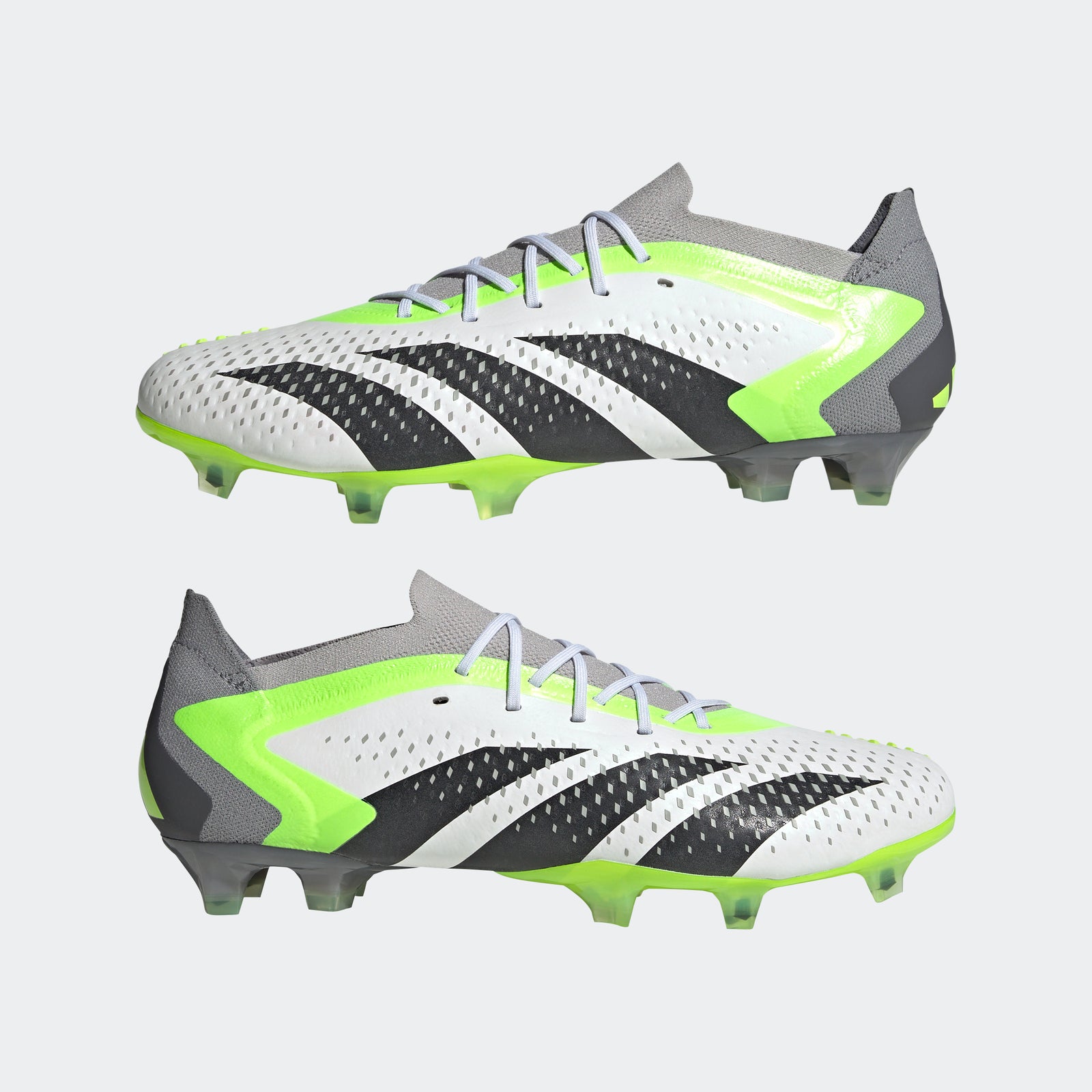 adidas Predator Accuracy.1 FG - white/black/lucid lemon