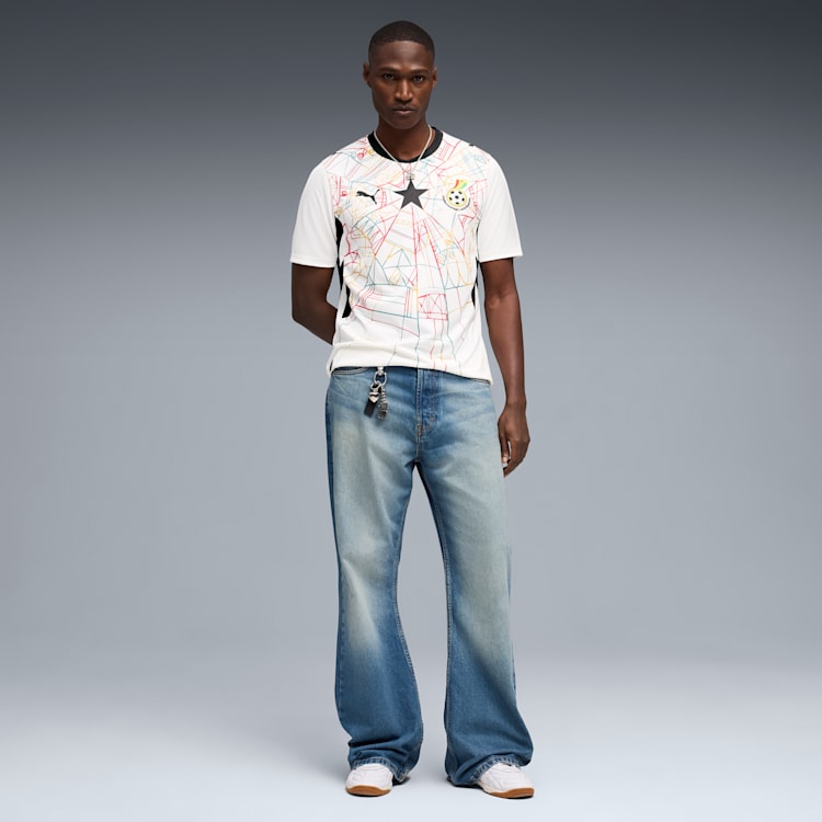 Puma Ghana 26 Home Men's Soccer Jersey - 783419-01-PUMA by Puma | Available at Niky's Sports