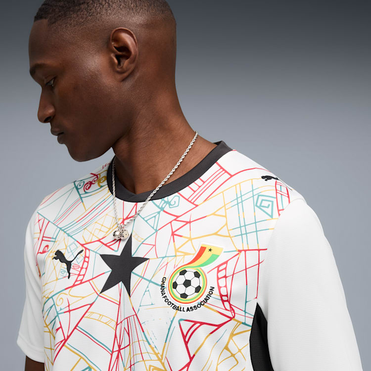 Puma Ghana 26 Home Men's Soccer Jersey - 783419-01-PUMA by Puma | Available at Niky's Sports
