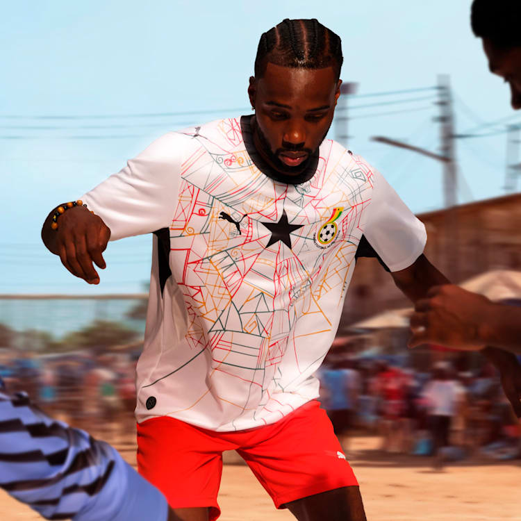 Puma Ghana 26 Home Men's Soccer Jersey - 783419-01-PUMA by Puma | Available at Niky's Sports