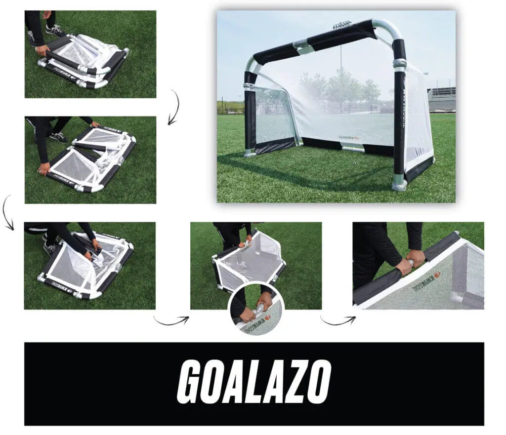 Kwikgoal Goalazo Training Goal 2.5'x4' - 2B1902-KWIKGOAL by Kwikgoal | Available at Niky's Sports