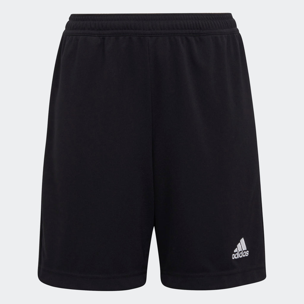 adidas Entrada 22 Youth Training Soccer Shorts Black - H57498-ADIDAS by adidas | Available at Niky's Sports