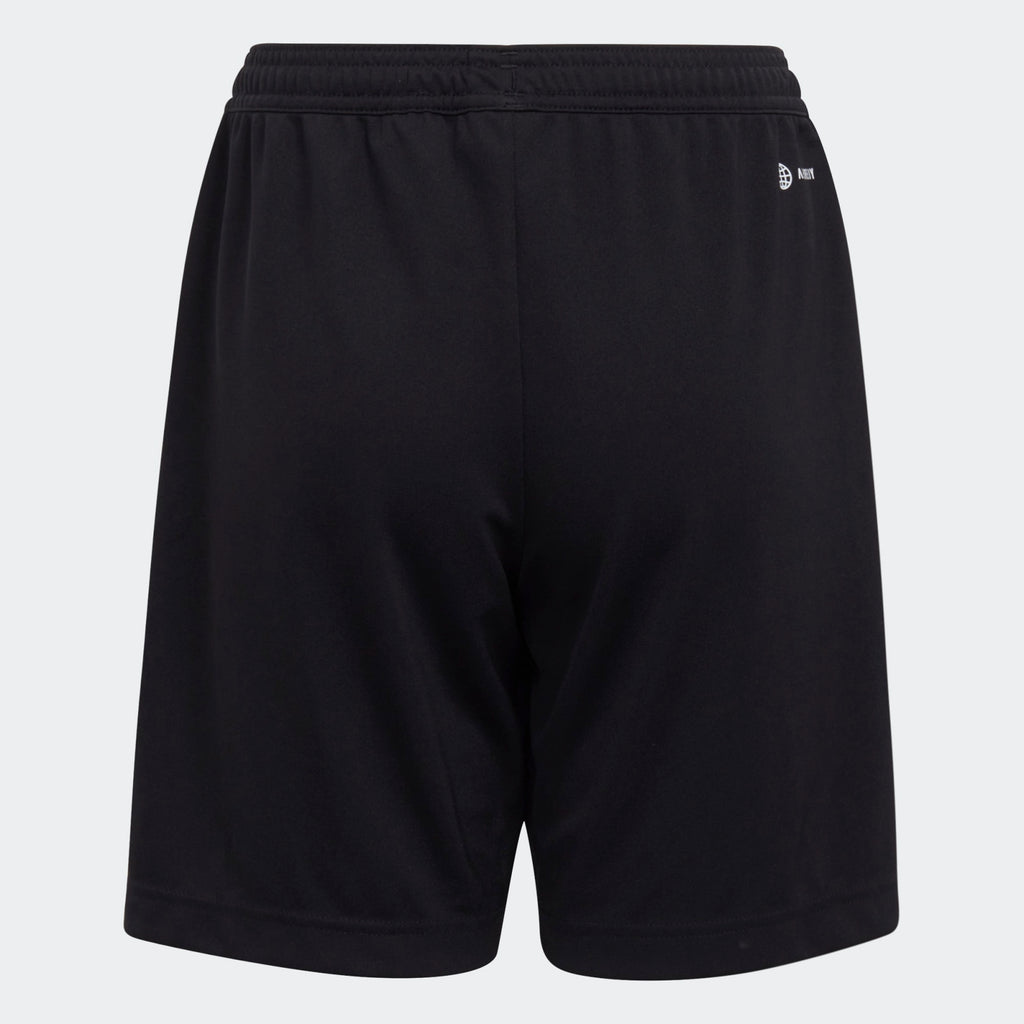 adidas Entrada 22 Youth Training Soccer Shorts Black - H57498-ADIDAS by adidas | Available at Niky's Sports