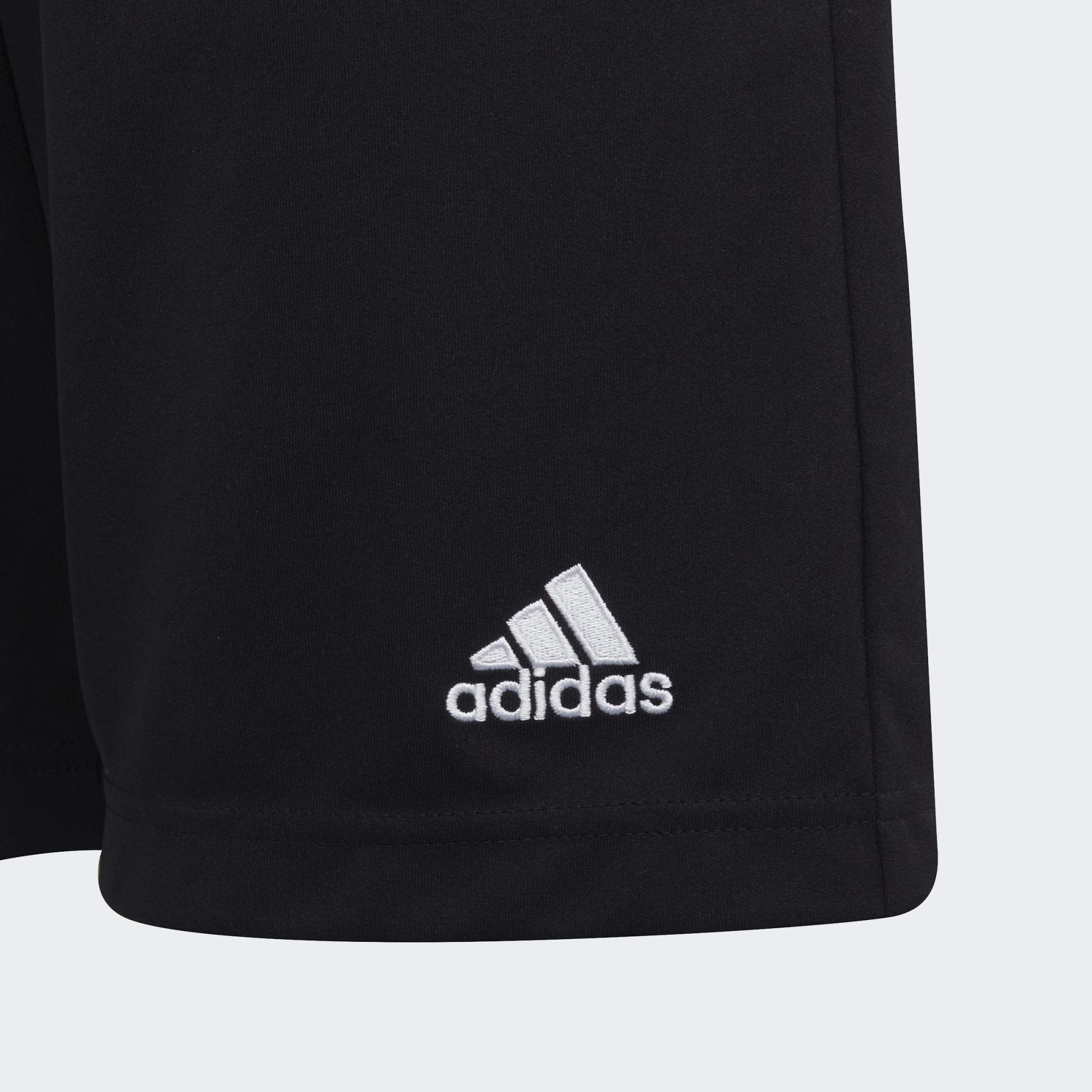 adidas Entrada 22 Youth Training Soccer Shorts Black - H57498-ADIDAS by adidas | Available at Niky's Sports