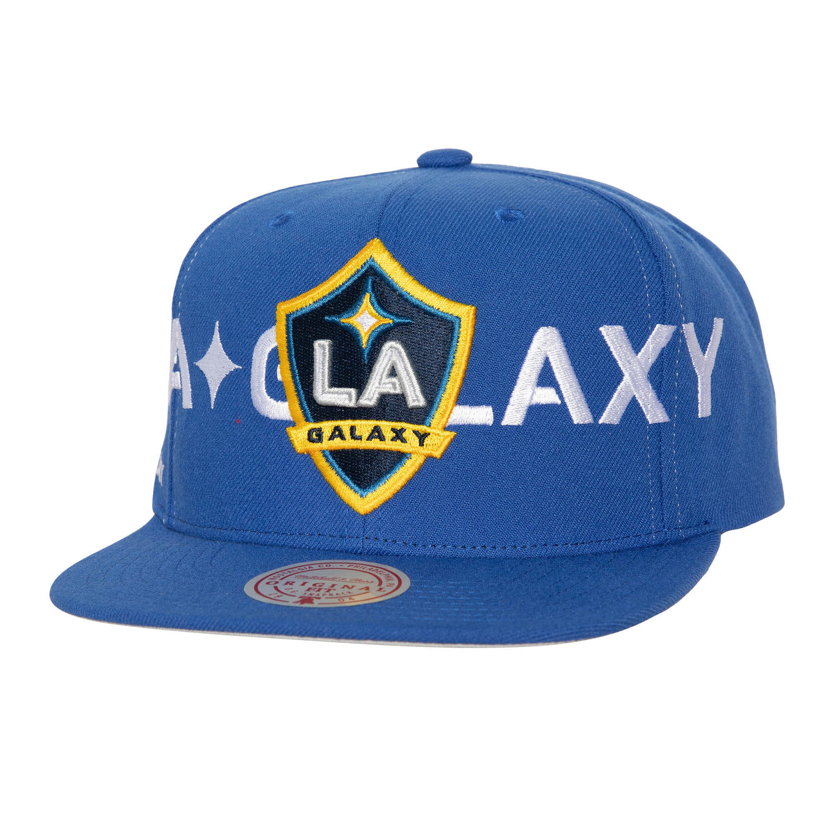 Mitchell And Ness LA Galaxy Snapback - HHSS7642-LAGYYPPPNAV-MITCHELL &amp; NESS by Mitchell &amp; Ness | Available at Niky&#39;s Sports