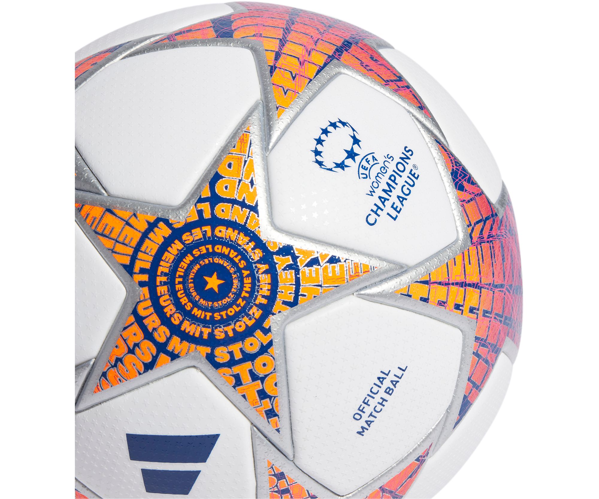 adidas UEFA Womens's CL Pro Official Match Soccer Ball - IA0958-ADIDAS by adidas | Available at Niky's Sports