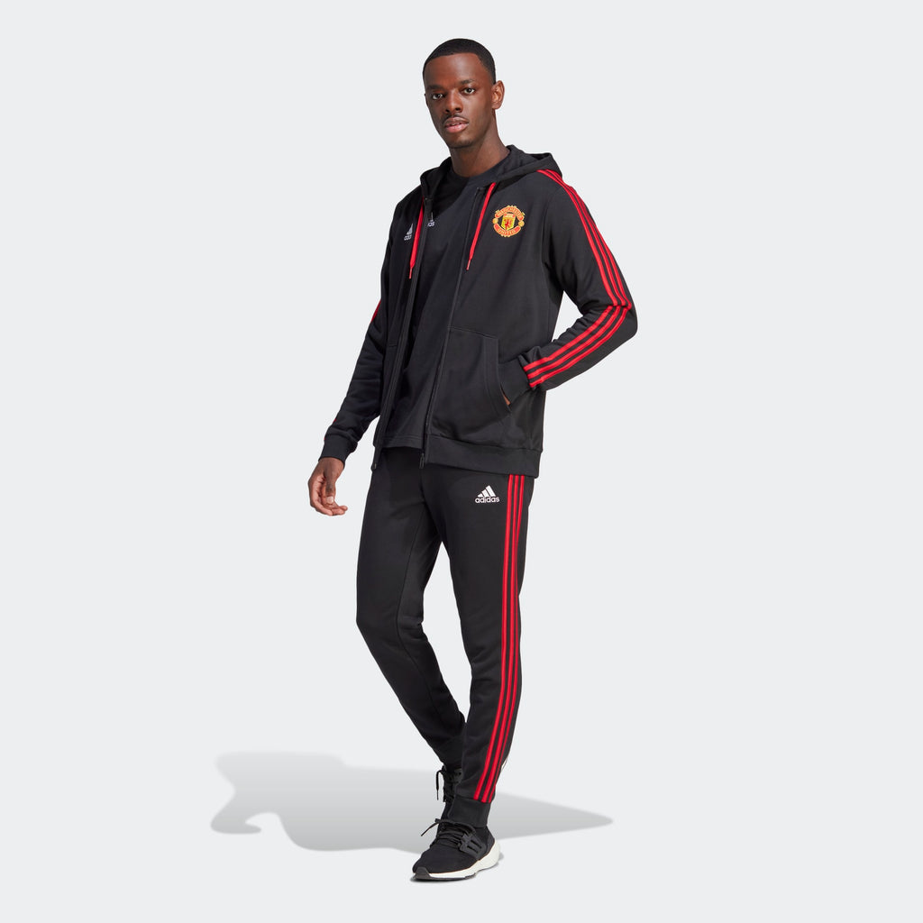 ADIDAS MANCHESTER UNITED DNA FULL-ZIP HOODIE - IA8529-ADIDAS by adidas | Available at Niky's Sports