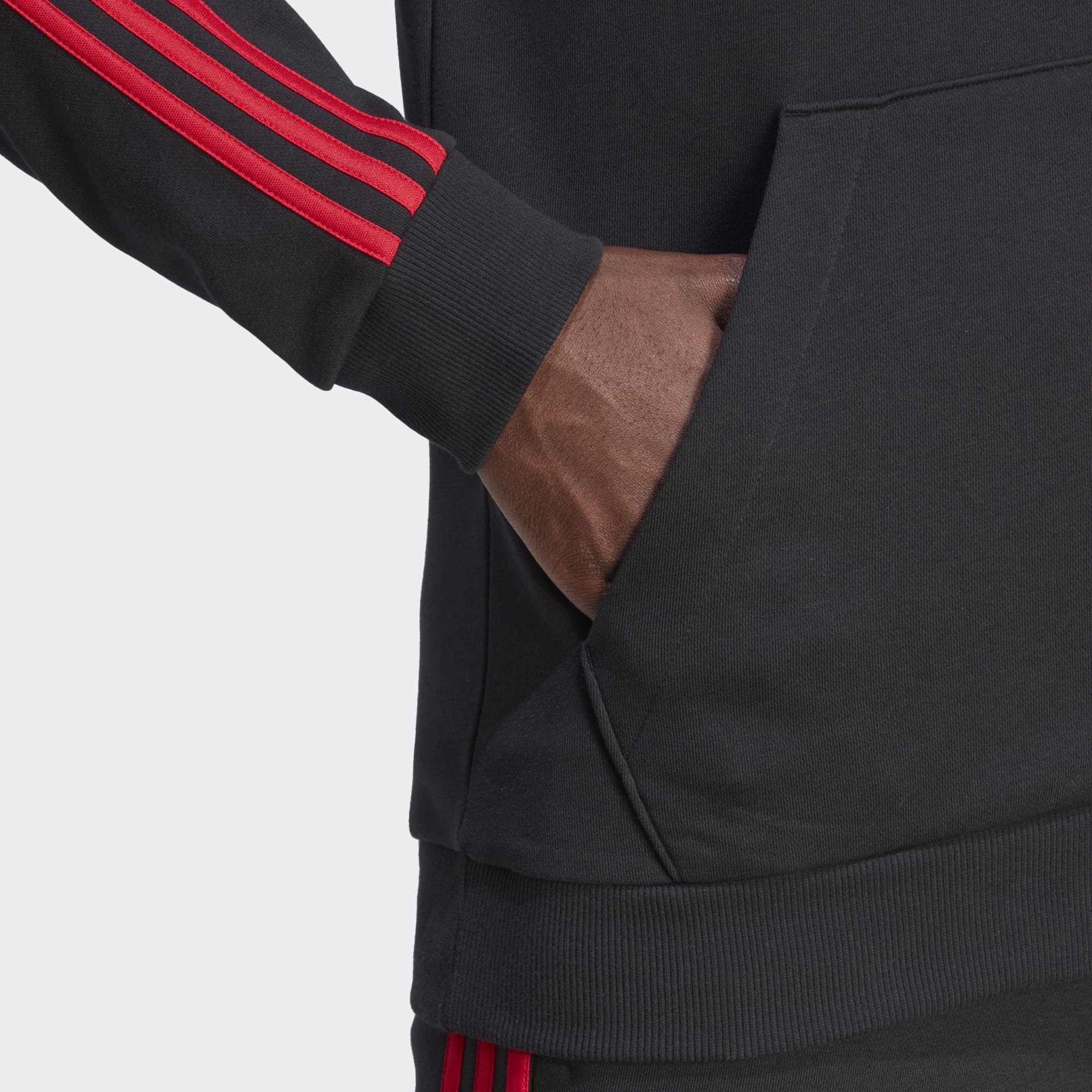 ADIDAS MANCHESTER UNITED DNA FULL-ZIP HOODIE - IA8529-ADIDAS by adidas | Available at Niky's Sports