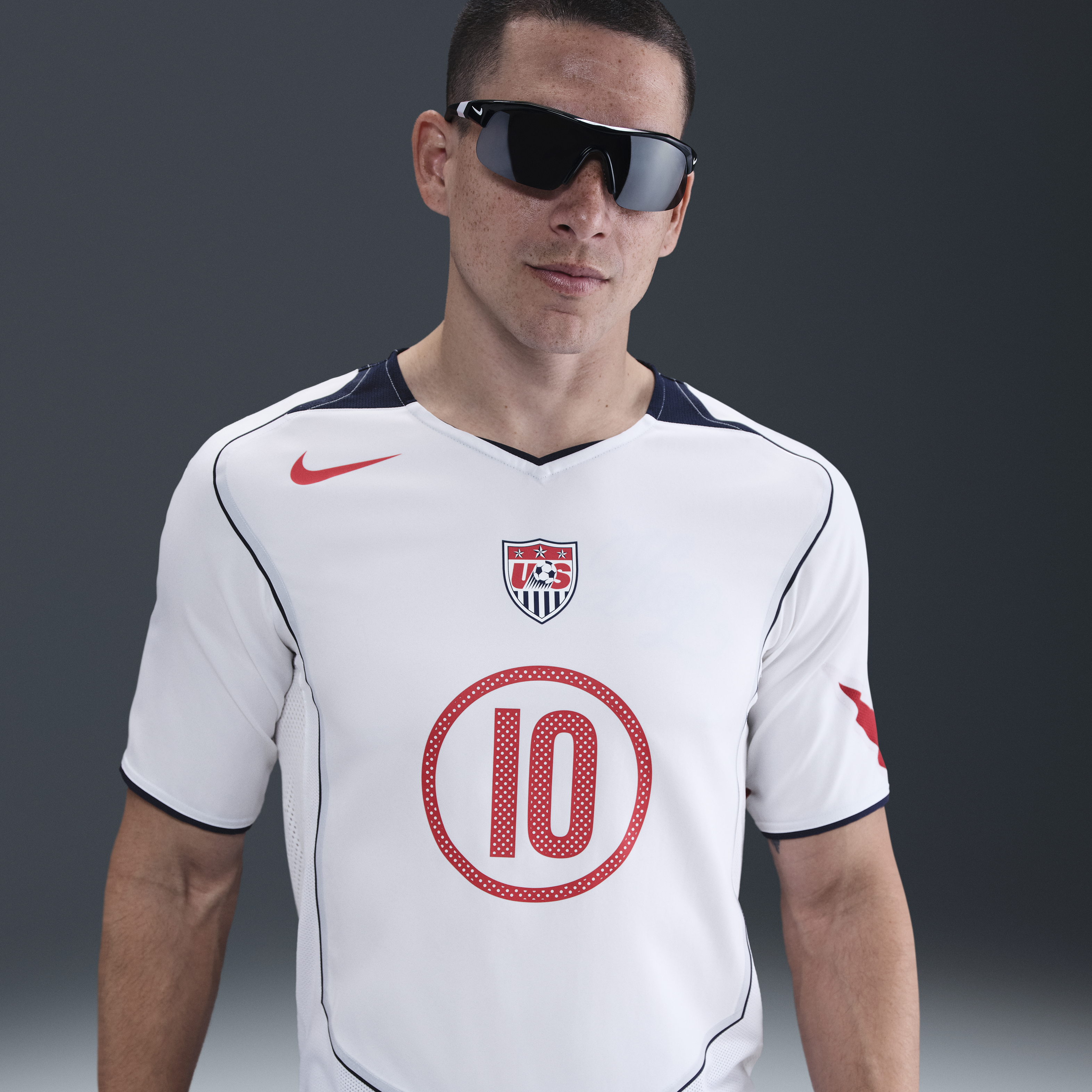 NIKE LANDON DONOVAN USMNT 2004 TOTAL 90 REISSUE MEN'S SOCCER REPLICA JERSEY - IF2944-100-NIKE by Nike | Available at Niky's Sports