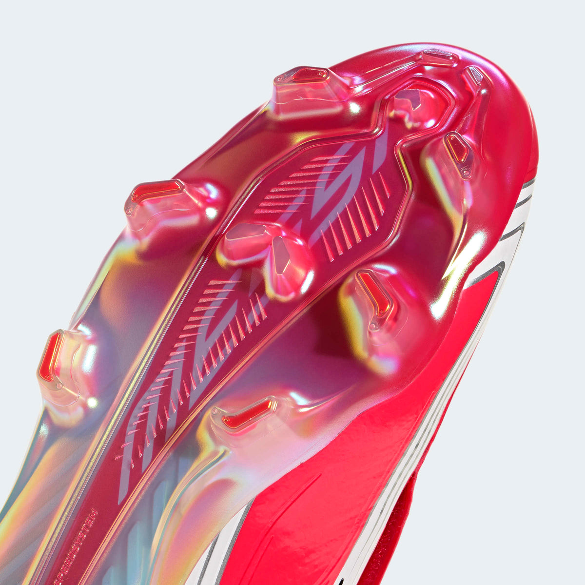 adidas F50 Messi Elite FG Soccer Cleats in Lucid Red, Core Black and Pure Ruby