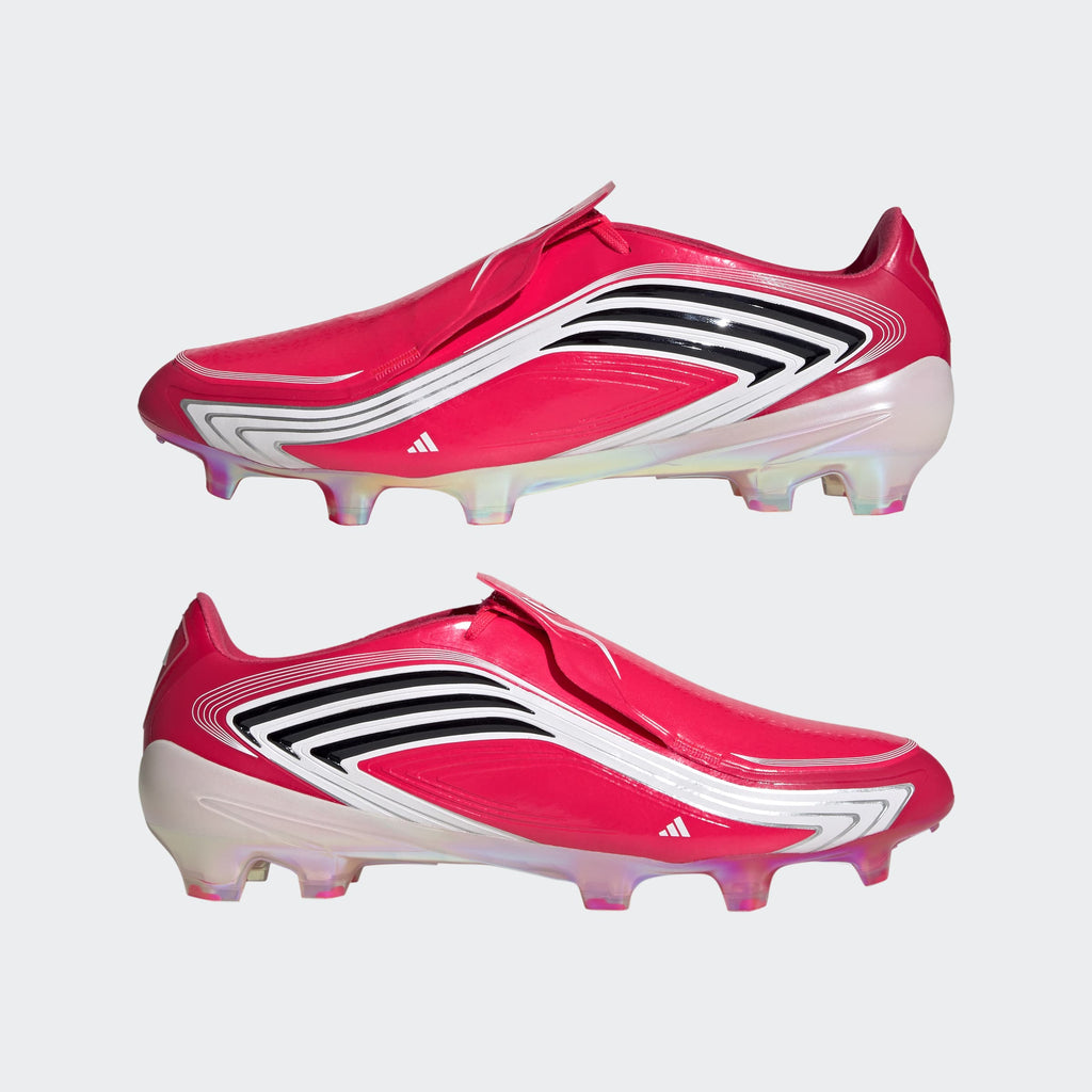 adidas F50 Messi Elite FG Soccer Cleats in Lucid Red, Core Black and Pure Ruby