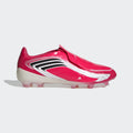 adidas F50 Messi Elite FG Kids Soccer Cleats - Lucid Red/Core Black/Pure Ruby, side view