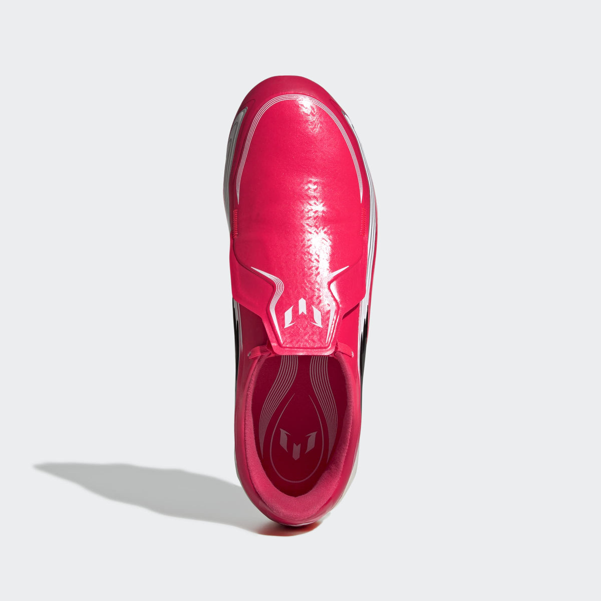 adidas F50 Messi Elite FG Kids Soccer Cleats - Lucid Red/Core Black/Pure Ruby