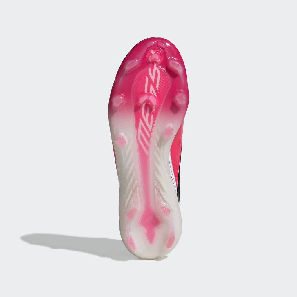 adidas F50 Messi Elite FG Kids Soccer Cleats - Lucid Red/Core Black/Pure Ruby