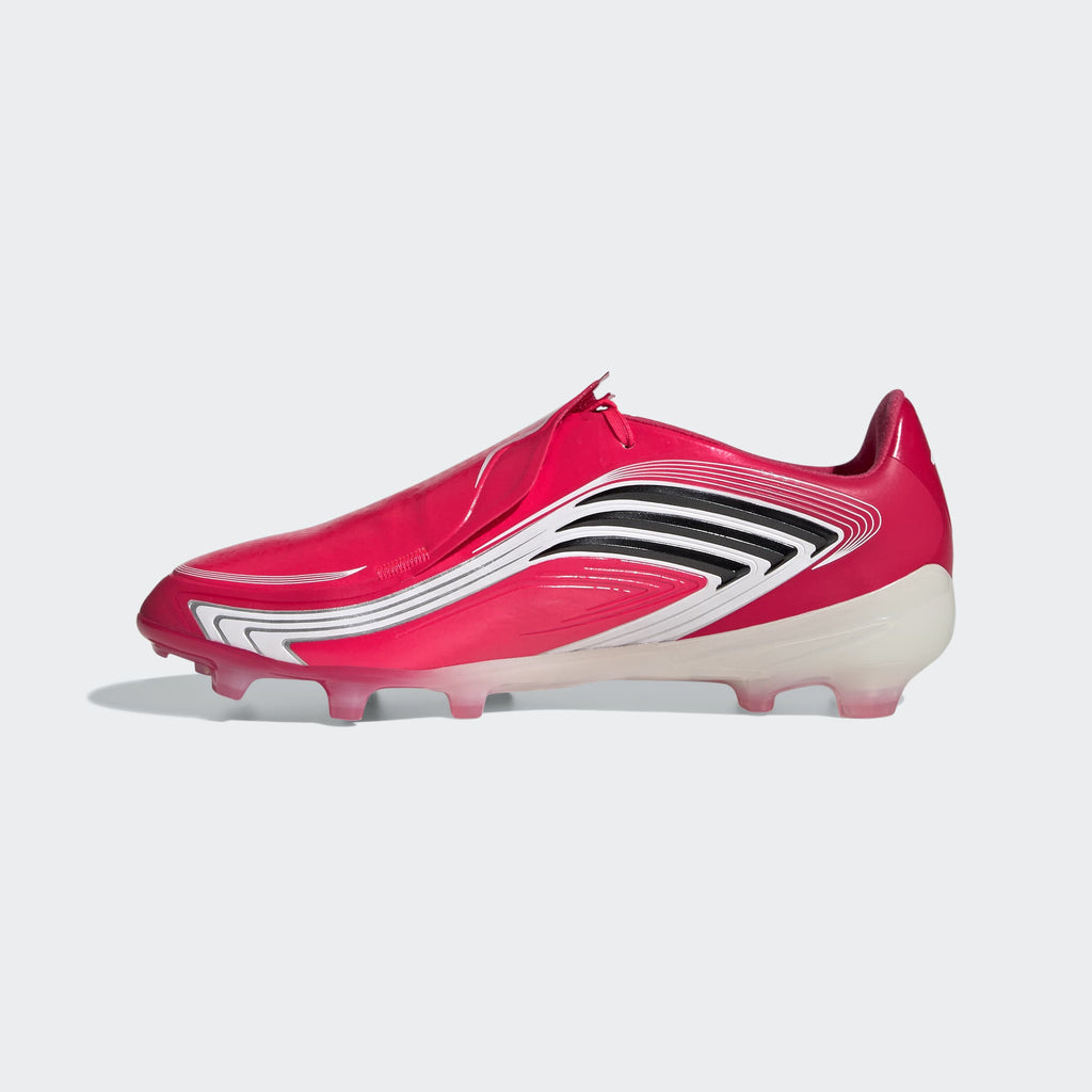 adidas F50 Messi Elite FG Kids Soccer Cleats - Lucid Red/Core Black/Pure Ruby