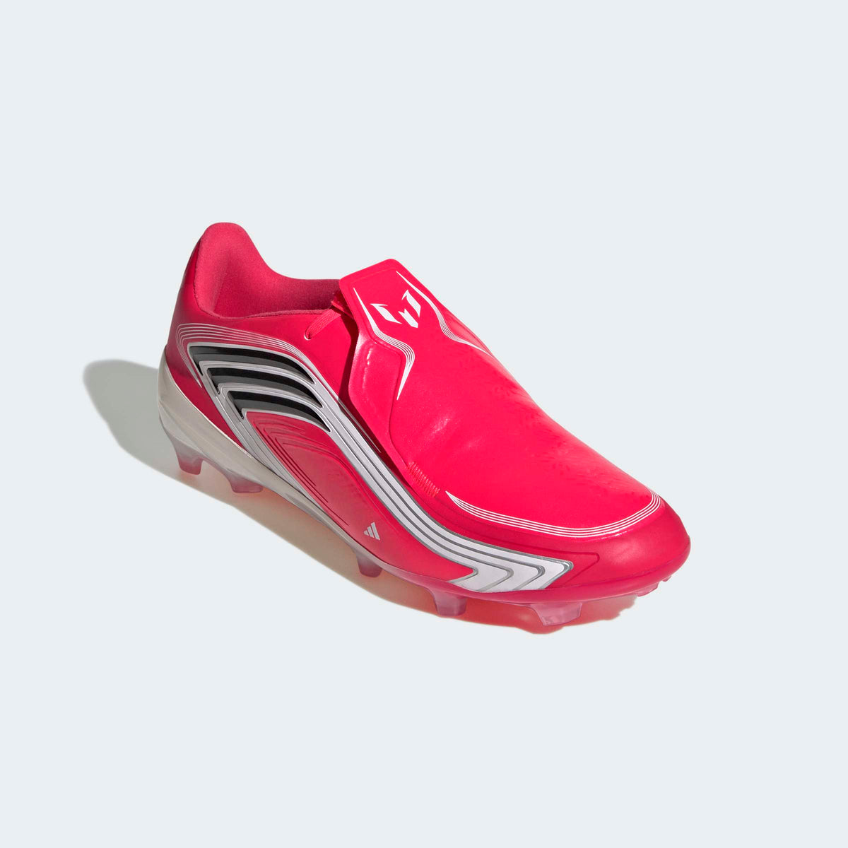adidas F50 Messi Elite FG Kids Soccer Cleats - Lucid Red/Core Black/Pure Ruby