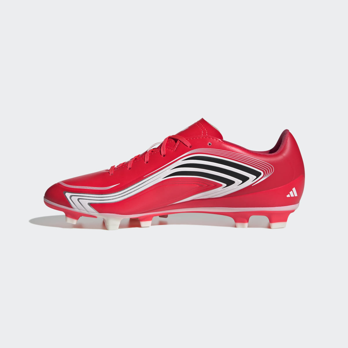 adidas F50 Messi Club FG/MG Soccer Cleats in Lucid Red, Core Black and Pure Ruby