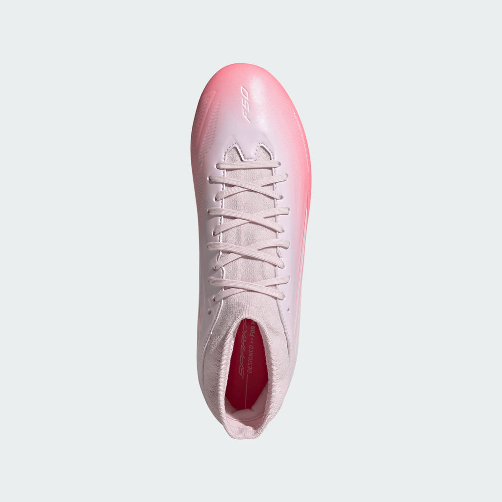 ADIDAS F50 Sparkfusion Club Mid Cut Firm Ground / Artificial Grass Football Boots - IH4624 by Adidas | Available at Niky's Sports