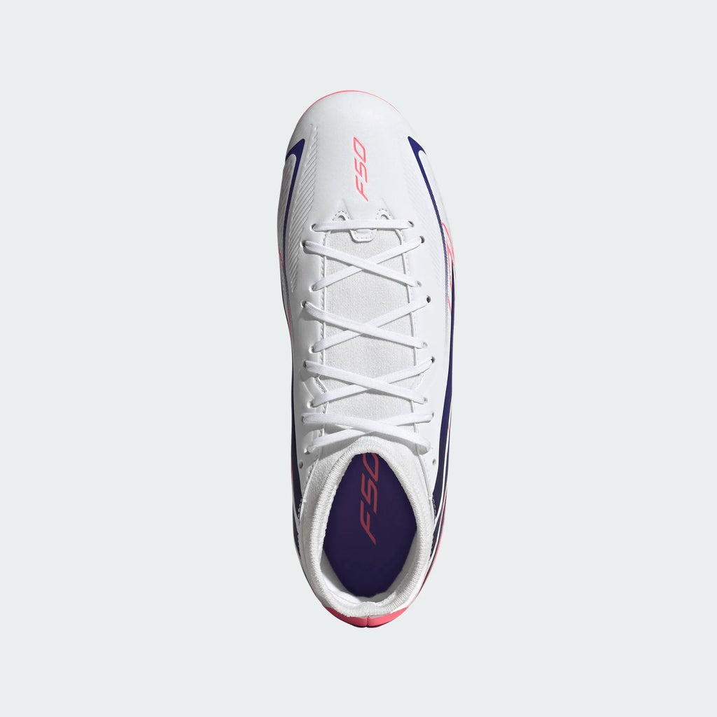 ADIDAS F50 Hyperfast Club Mid Firm Ground / Multi Ground Football Boots - IH7094 by Adidas | Available at Niky's Sports