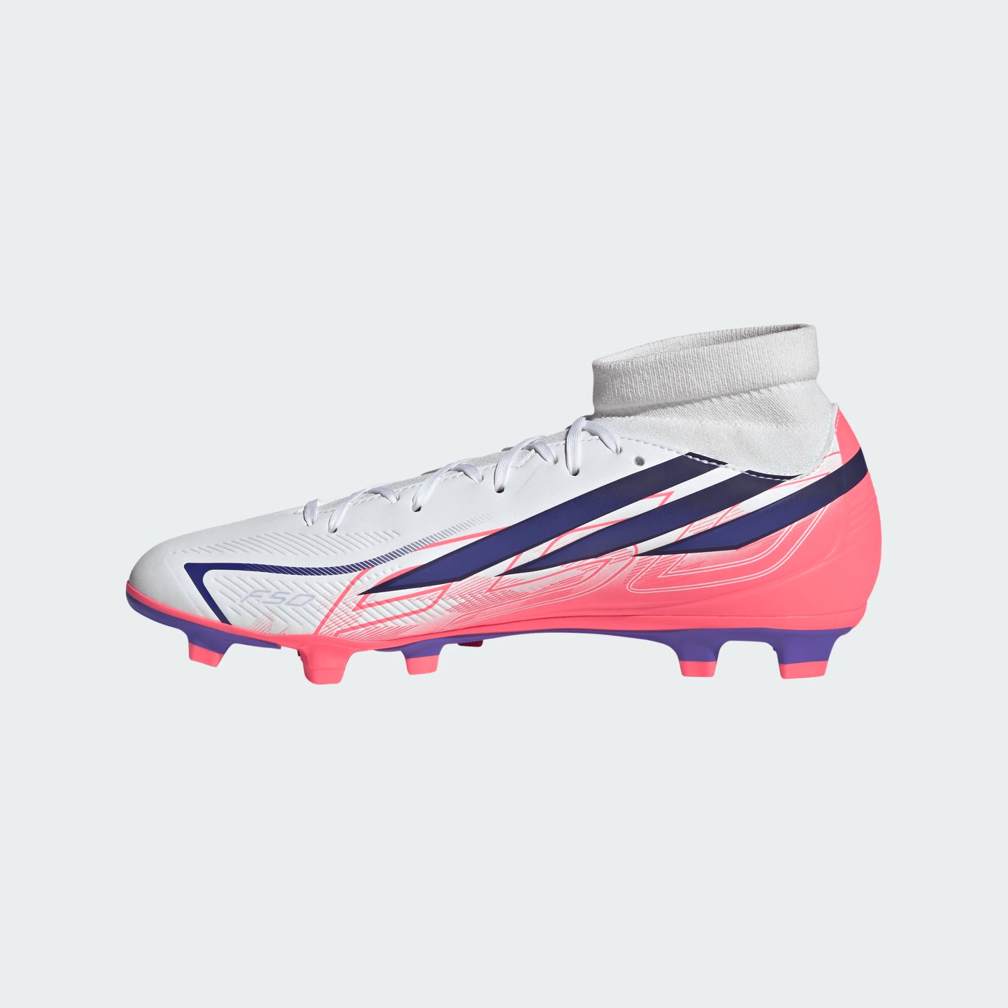 ADIDAS F50 Hyperfast Club Mid Firm Ground / Multi Ground Football Boots - IH7094 by Adidas | Available at Niky's Sports