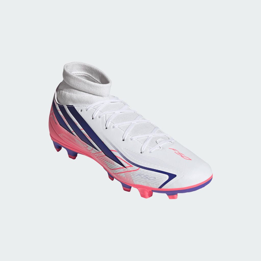 ADIDAS F50 Hyperfast Club Mid Firm Ground / Multi Ground Football Boots - IH7094 by Adidas | Available at Niky's Sports