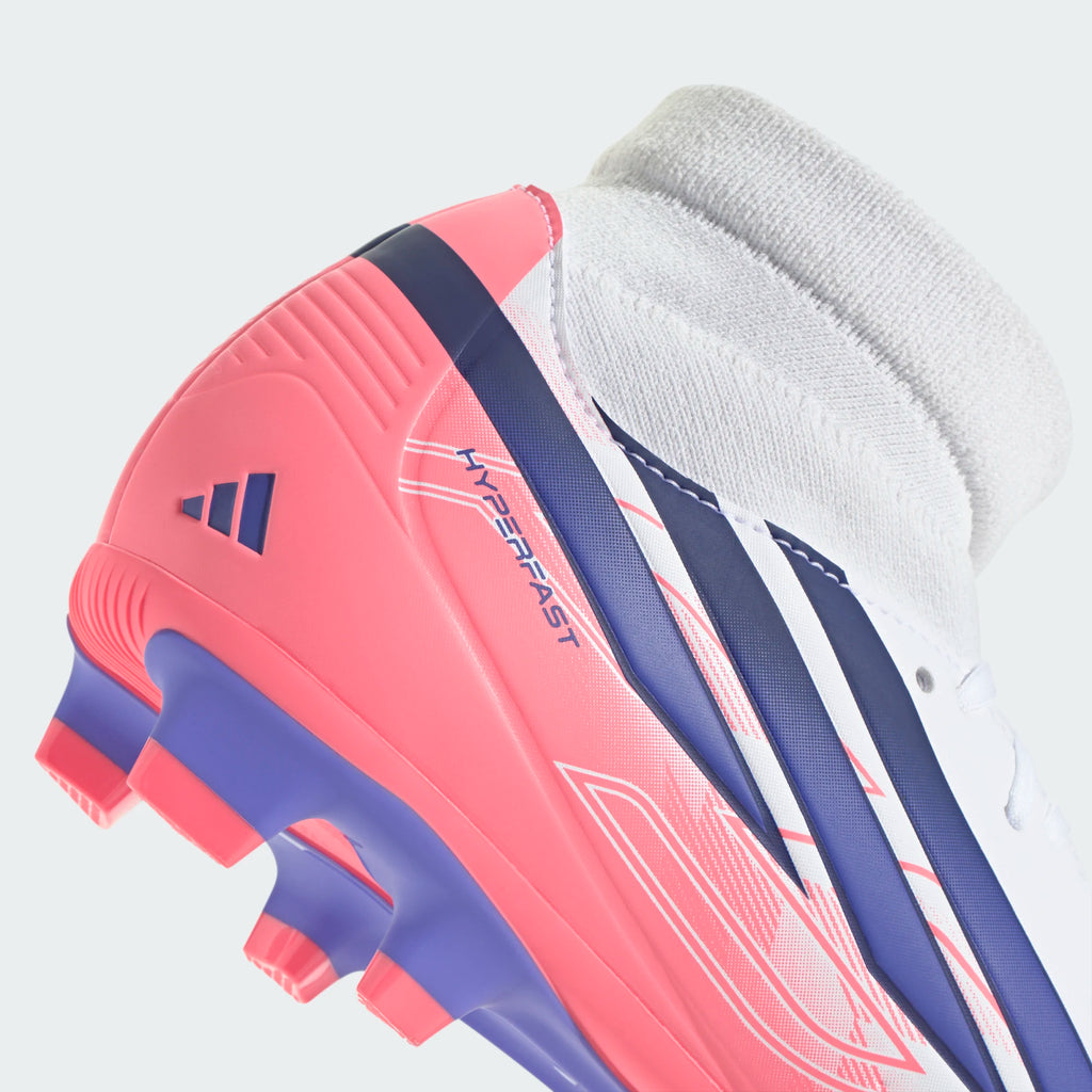 ADIDAS F50 Hyperfast Club Mid Firm Ground / Multi Ground Football Boots - IH7094 by Adidas | Available at Niky's Sports