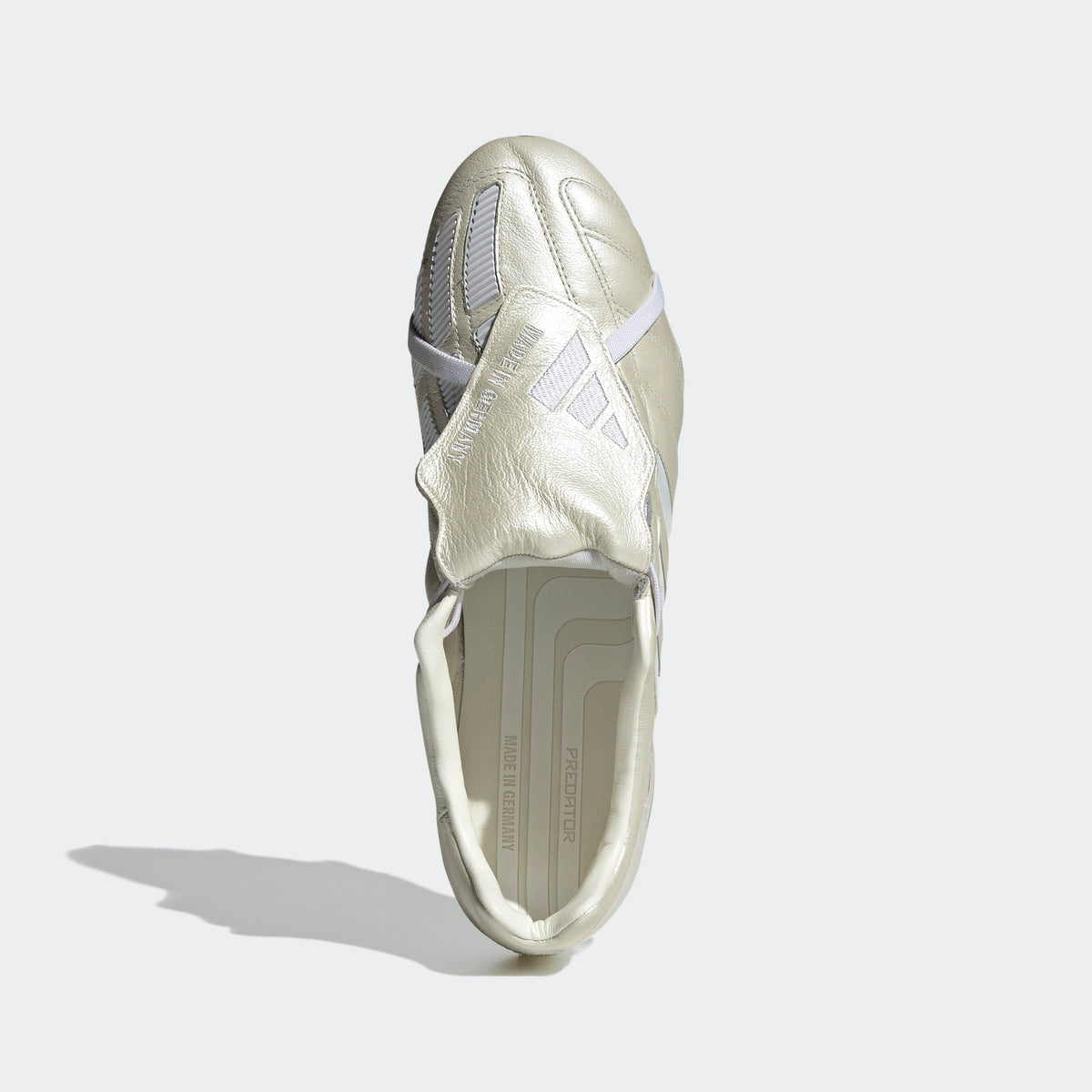 adidas Predator Mania Firm Ground Soccer Cleats - Off White - Top Portrait View  a9ccd099-d7ab-4bb5-8203-5684f1360345