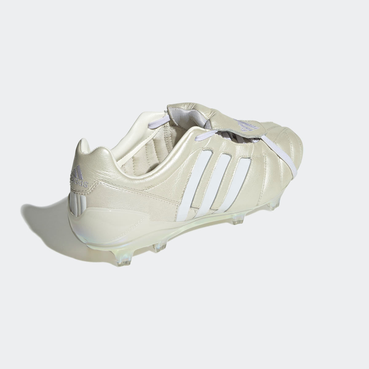 adidas Predator Mania Firm Ground Soccer Cleats - Off White - Back Lateral Top View  e6c4ffa9-1563-4884-951d-5b5c3f628159