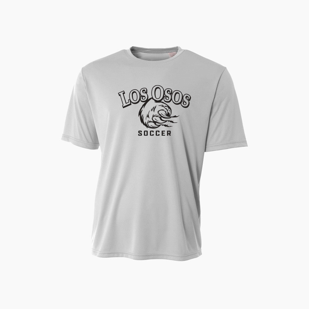 Los Osos Tr Shirt Grey - OSOS-N3402GREY-A4 by A4 | Available at Niky&#39;s Sports