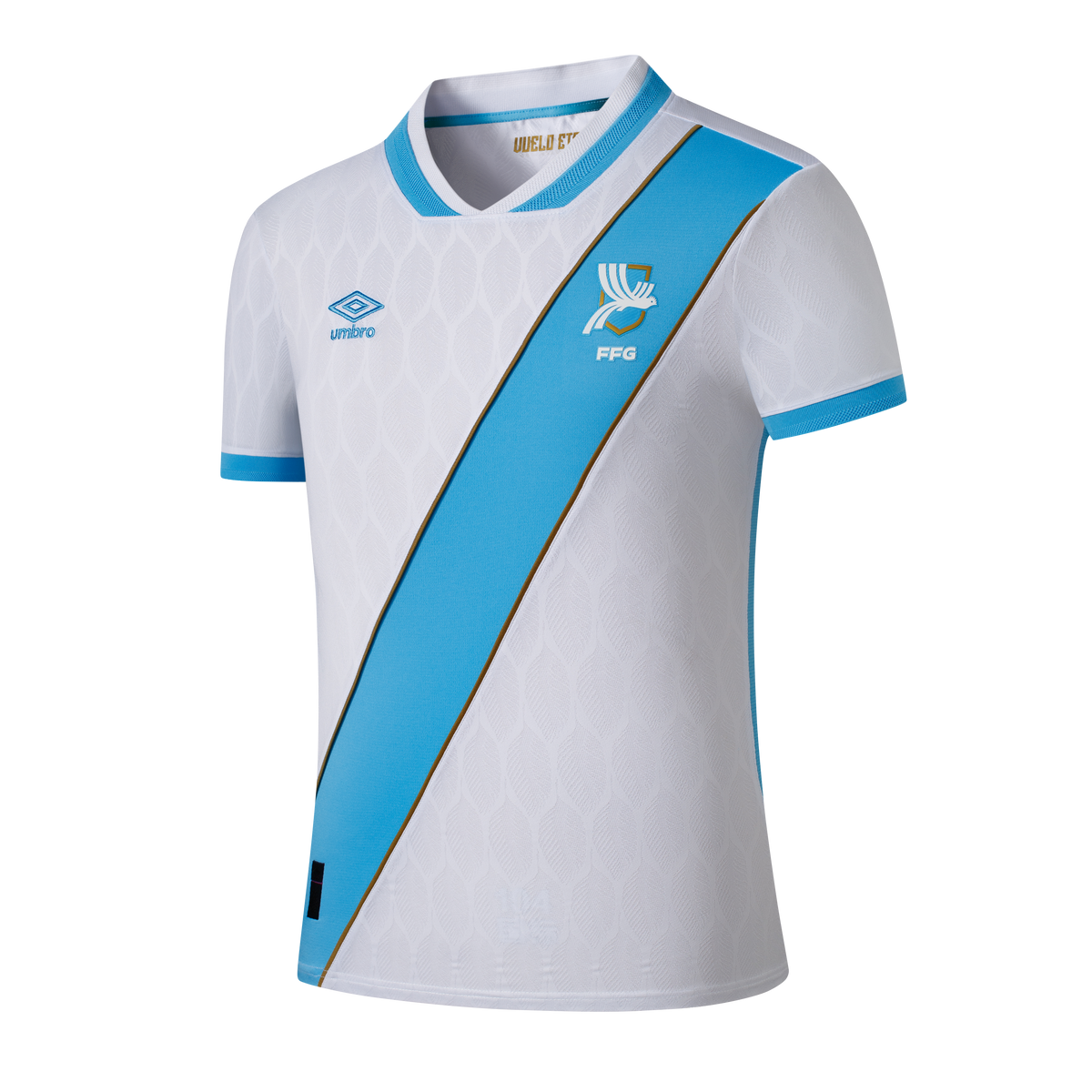 Umbro Guatemala Men's Home Jersey 2026 - GUAJS526101-WH1-UMBRO by Umbro | Available at Niky's Sports