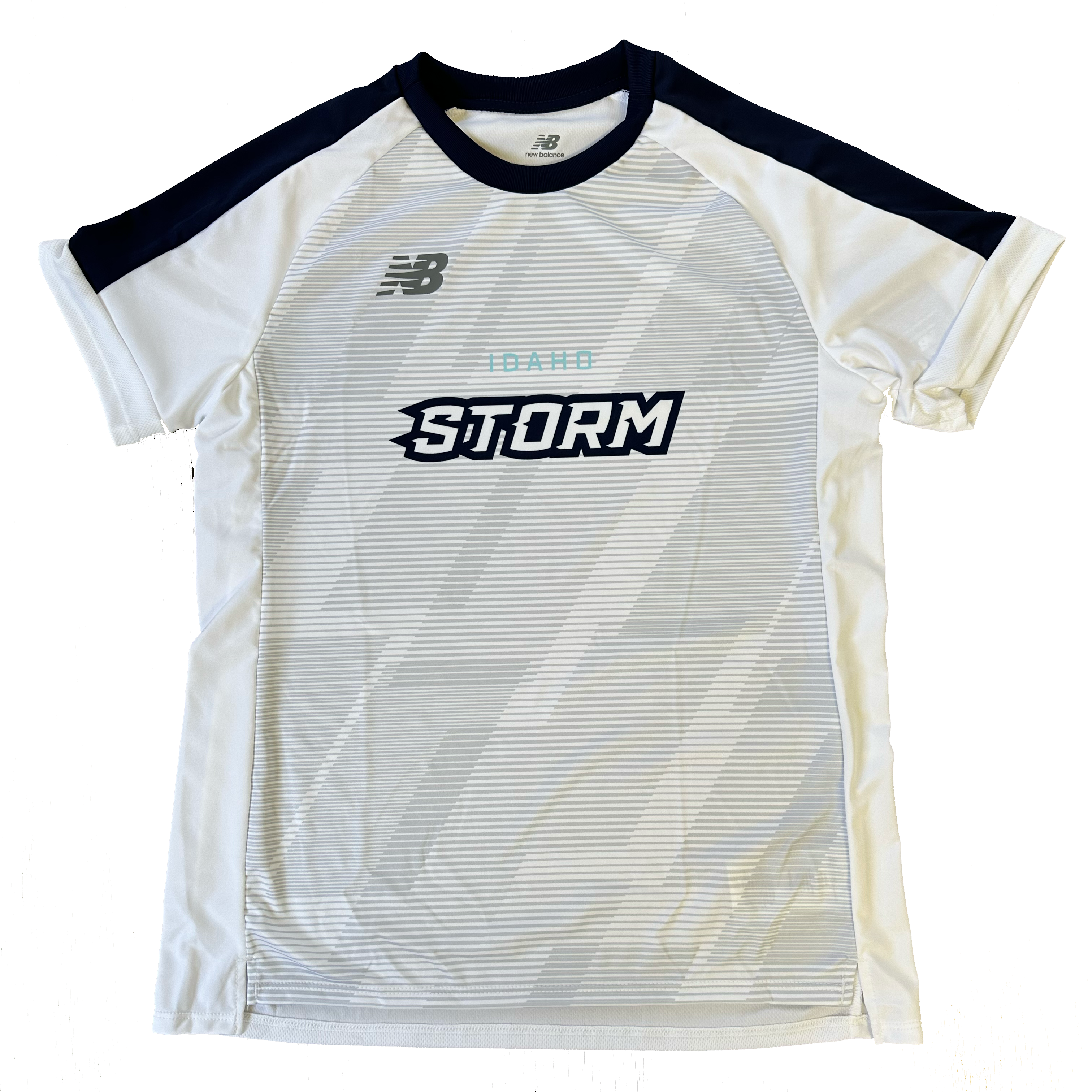 New Balance Idaho Storm 2025 White Game Jersey - Youth/Womens/Mens -  by Niky's Sports | Available at Niky's Sports