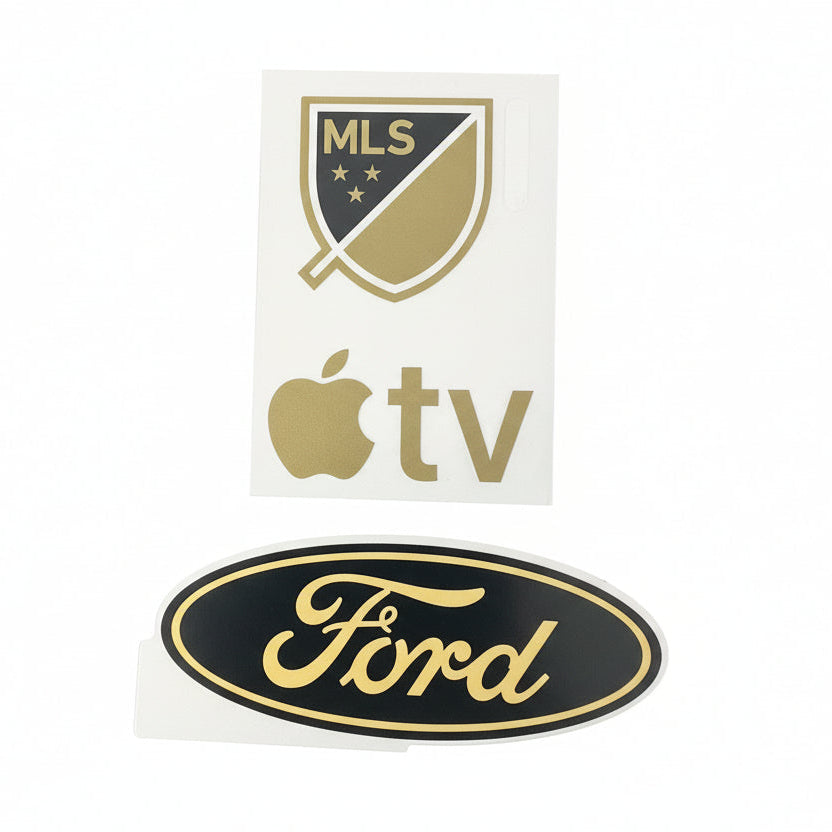 2026 MLS CREST + APPLE TV BADGE + FORD - LAFC HOME - MLS26-BADGE-LAFCHOME by Authentic | Available at Niky's Sports