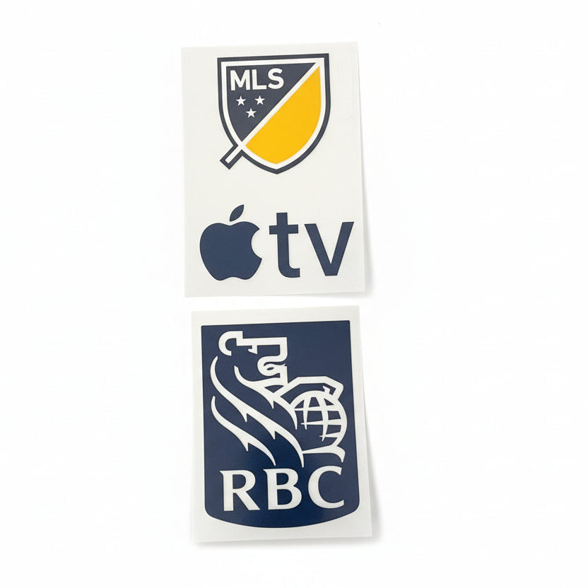 2026 MLS CREST + APPLE TV BADGE + RBC - LA GALAXY HOME - MLS26-BADGE-LAGHOME by Authentic | Available at Niky's Sports