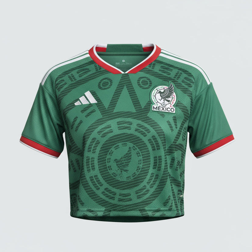 adidas Mexico 26 Home Cropped Women's Jersey