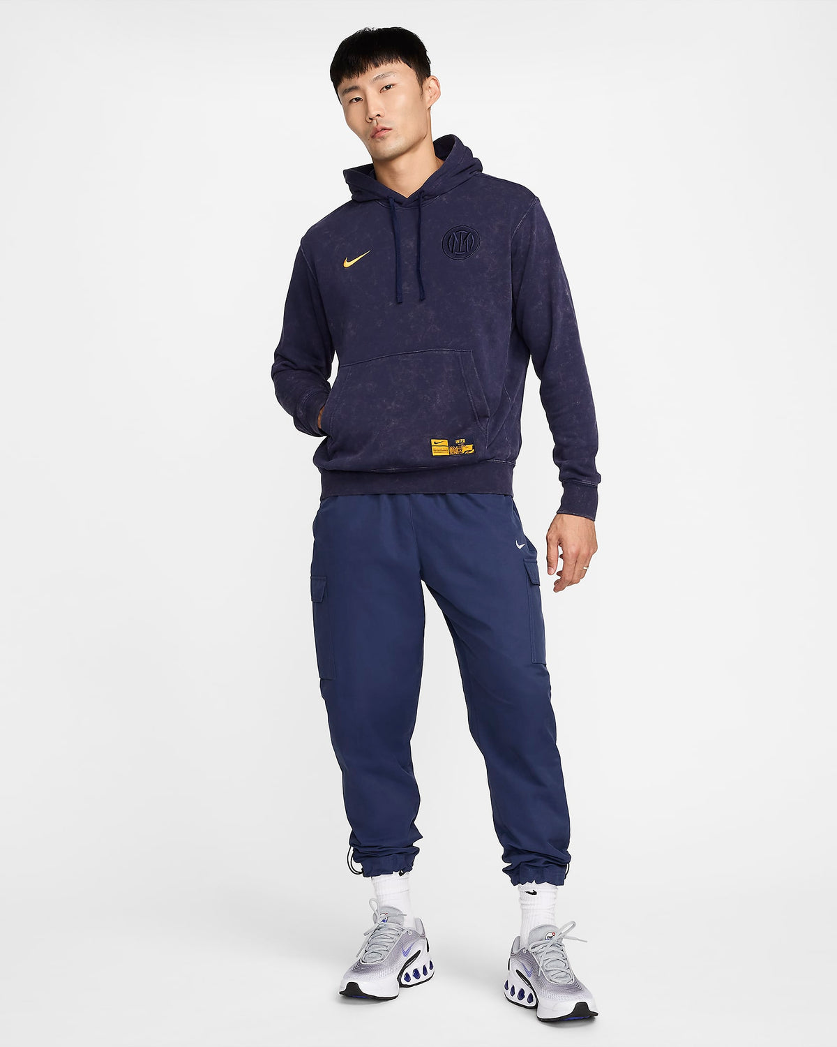 Nike Inter Milan Club Third Men's Soccer French Terry Pullover Hoodie